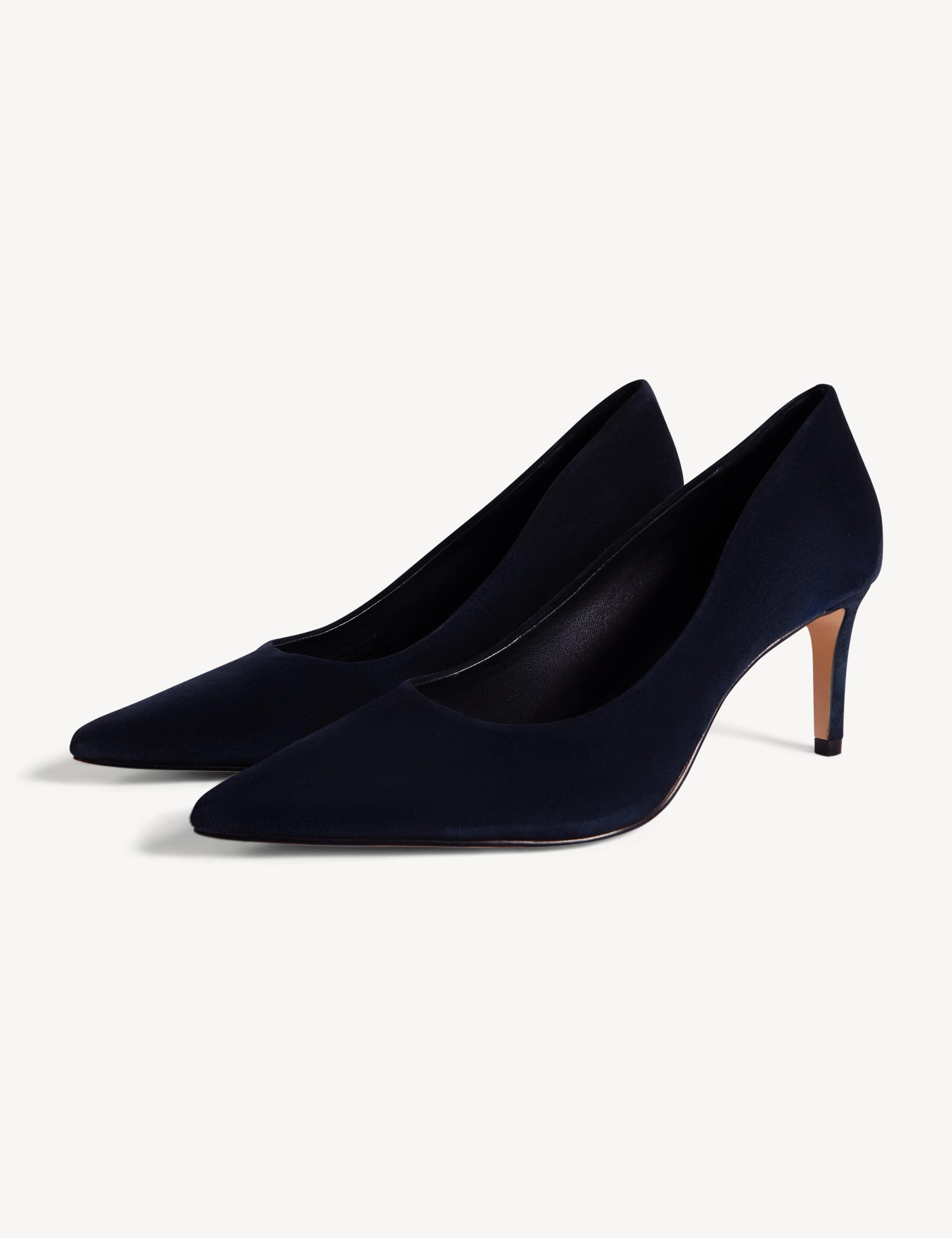 Suede Pointed Toe Court Shoes 6 of 6