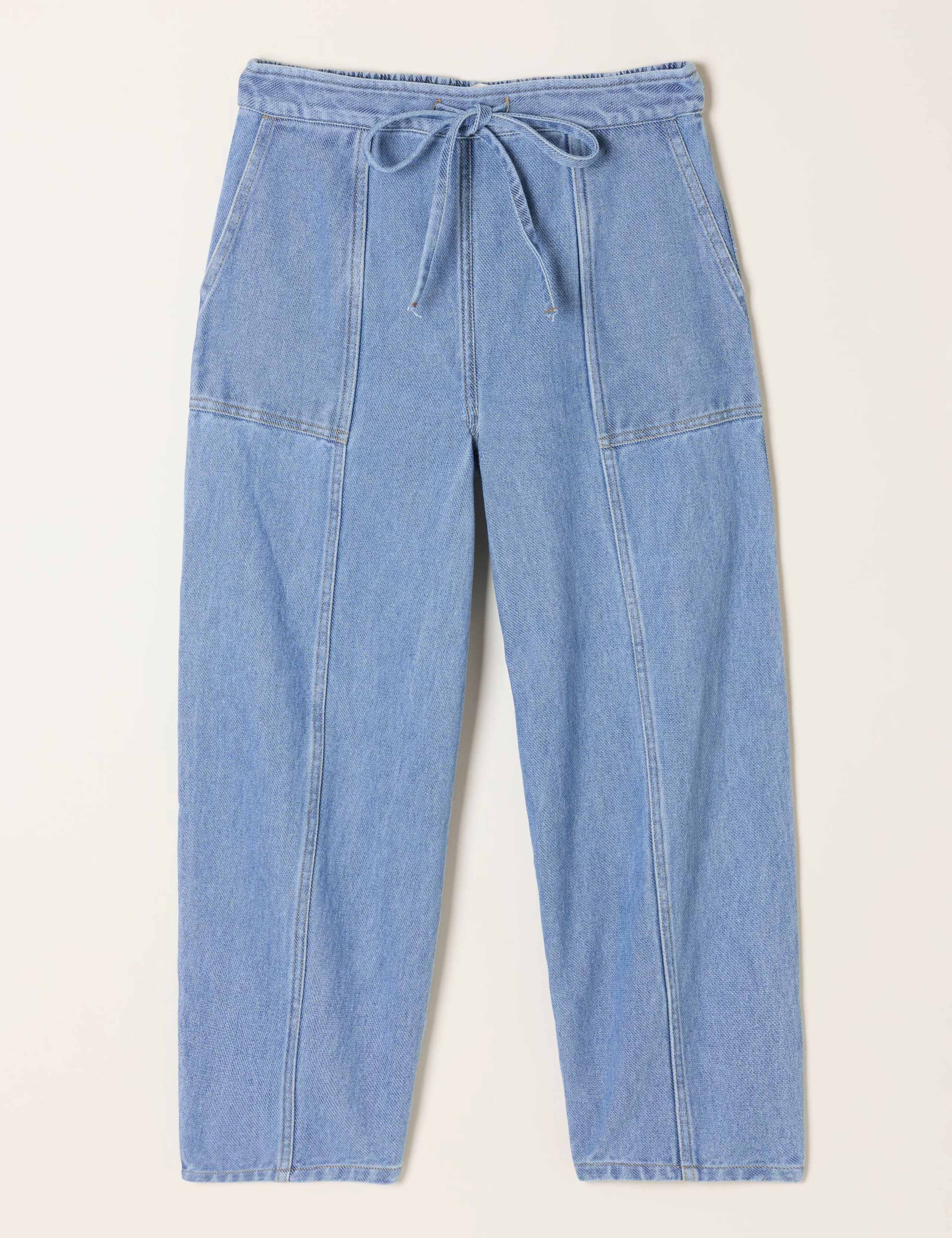 Pure Cotton Wide Leg Trousers QT 2 of 7