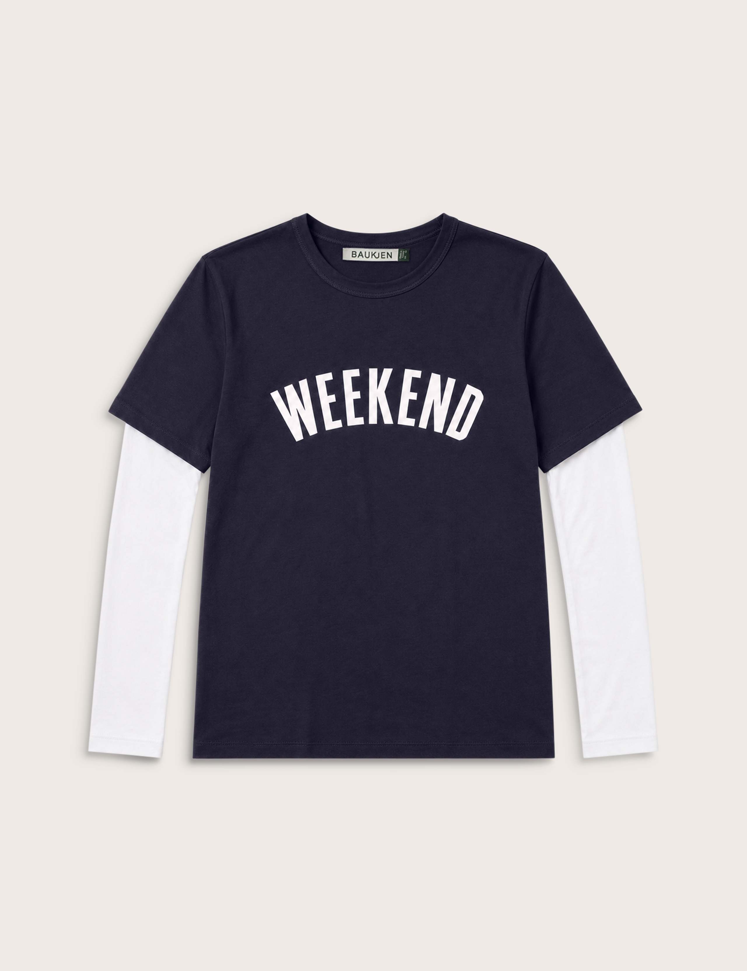 Jersey Layered Look Slogan T-Shirt 2 of 4