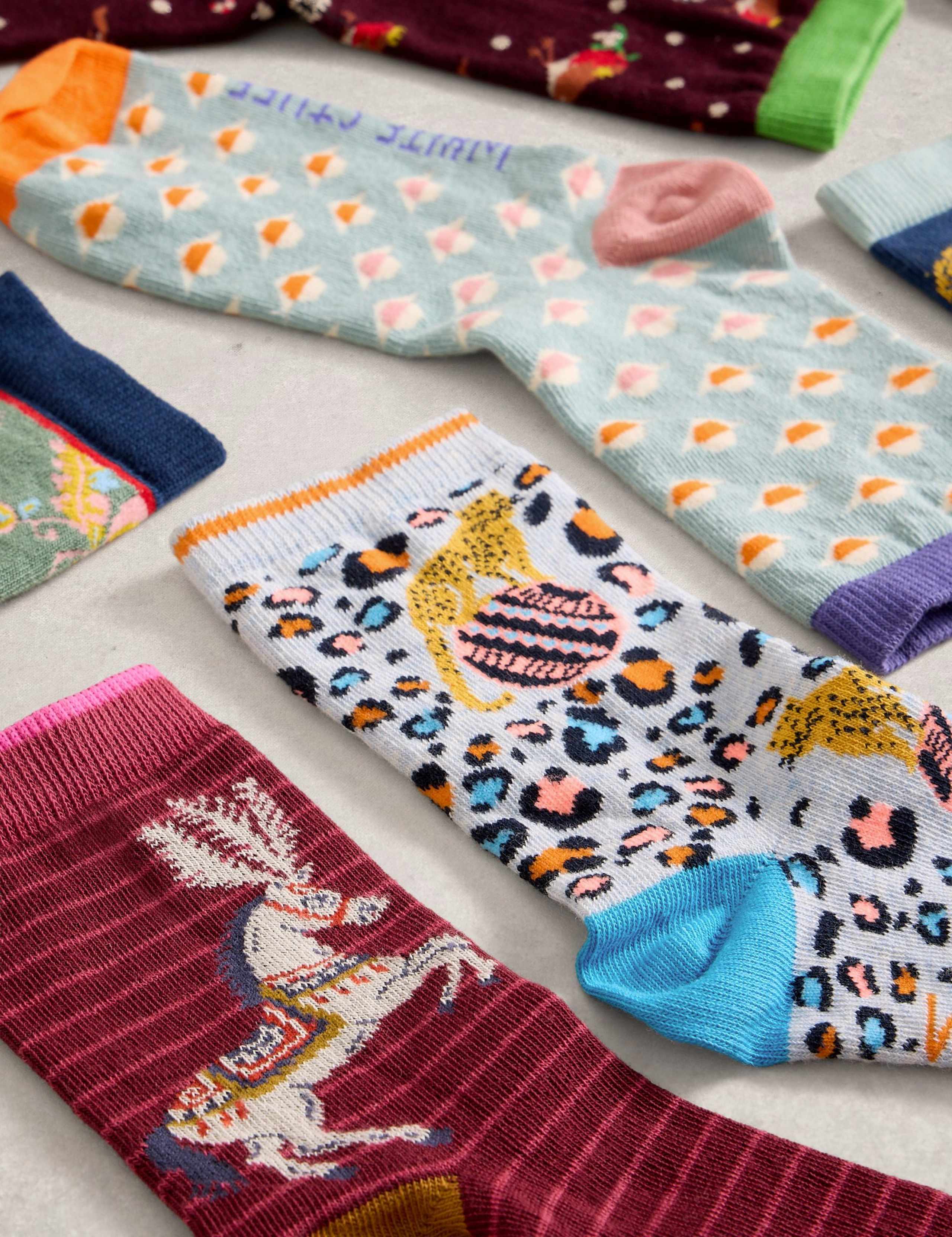 12pk Cotton Rich 12 Days Socks Advent Calendar 6 of 6