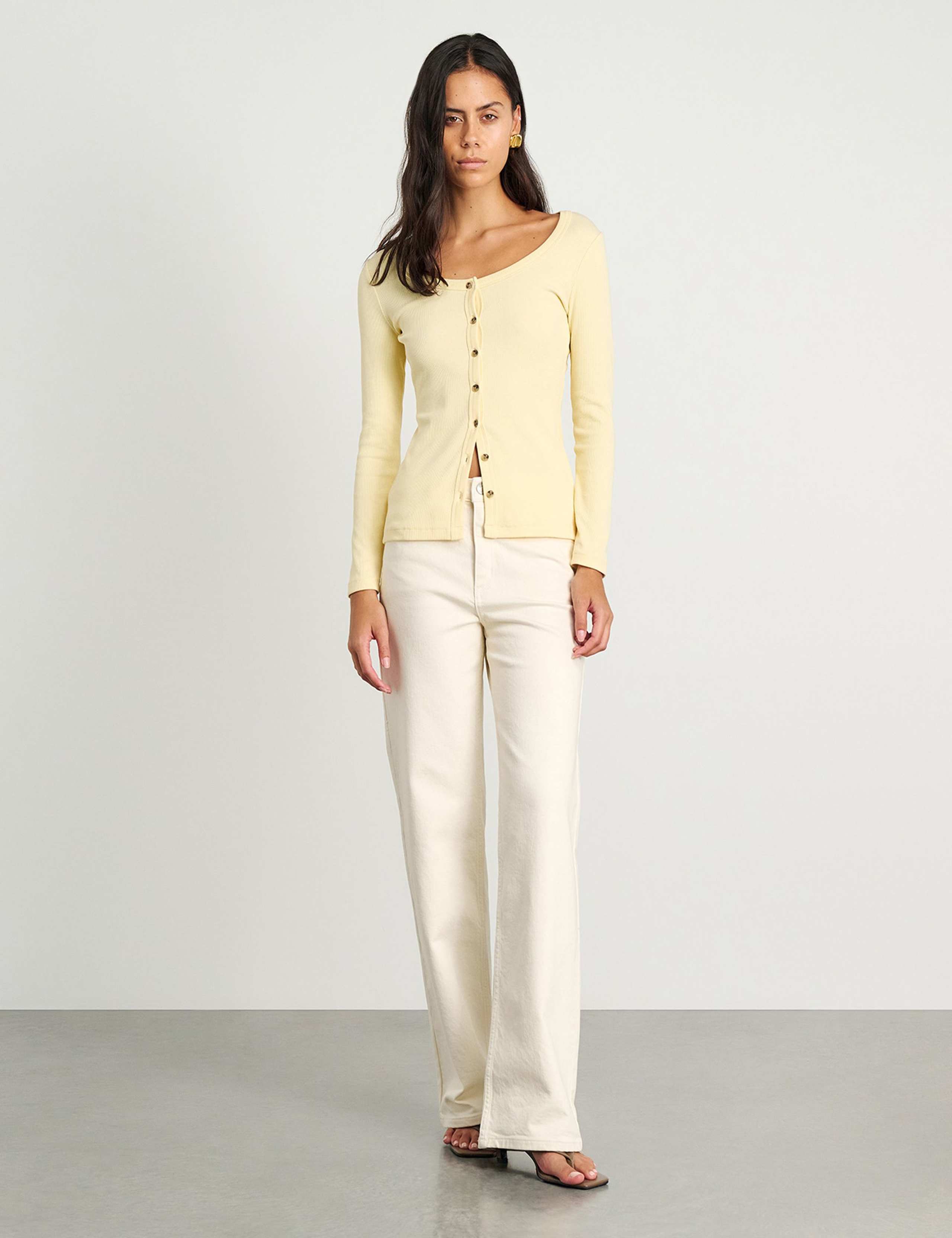 Cotton Rich Ribbed Cardigan 4 of 6