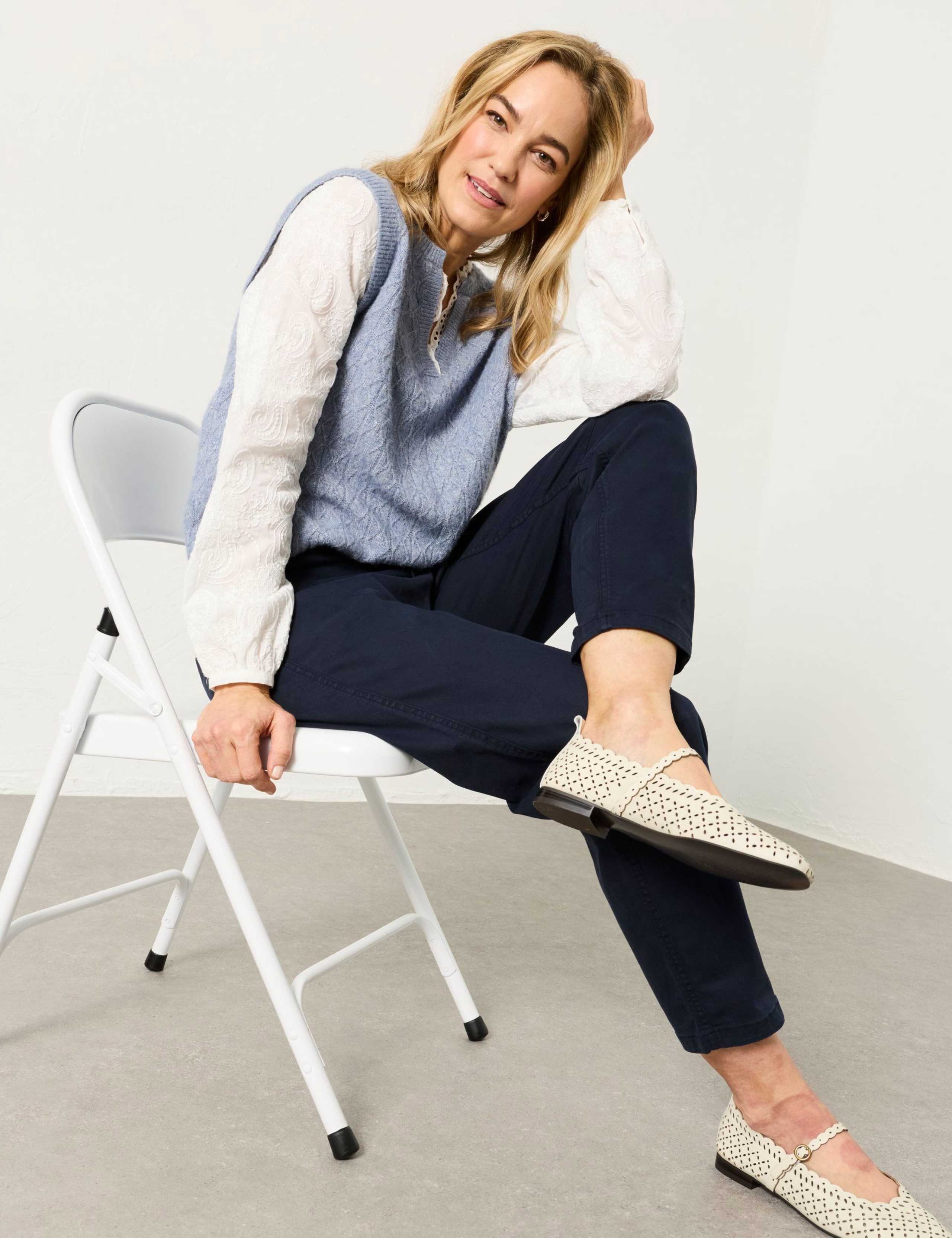 Cotton Rich Tapered Ankle Grazer Chinos 5 of 6