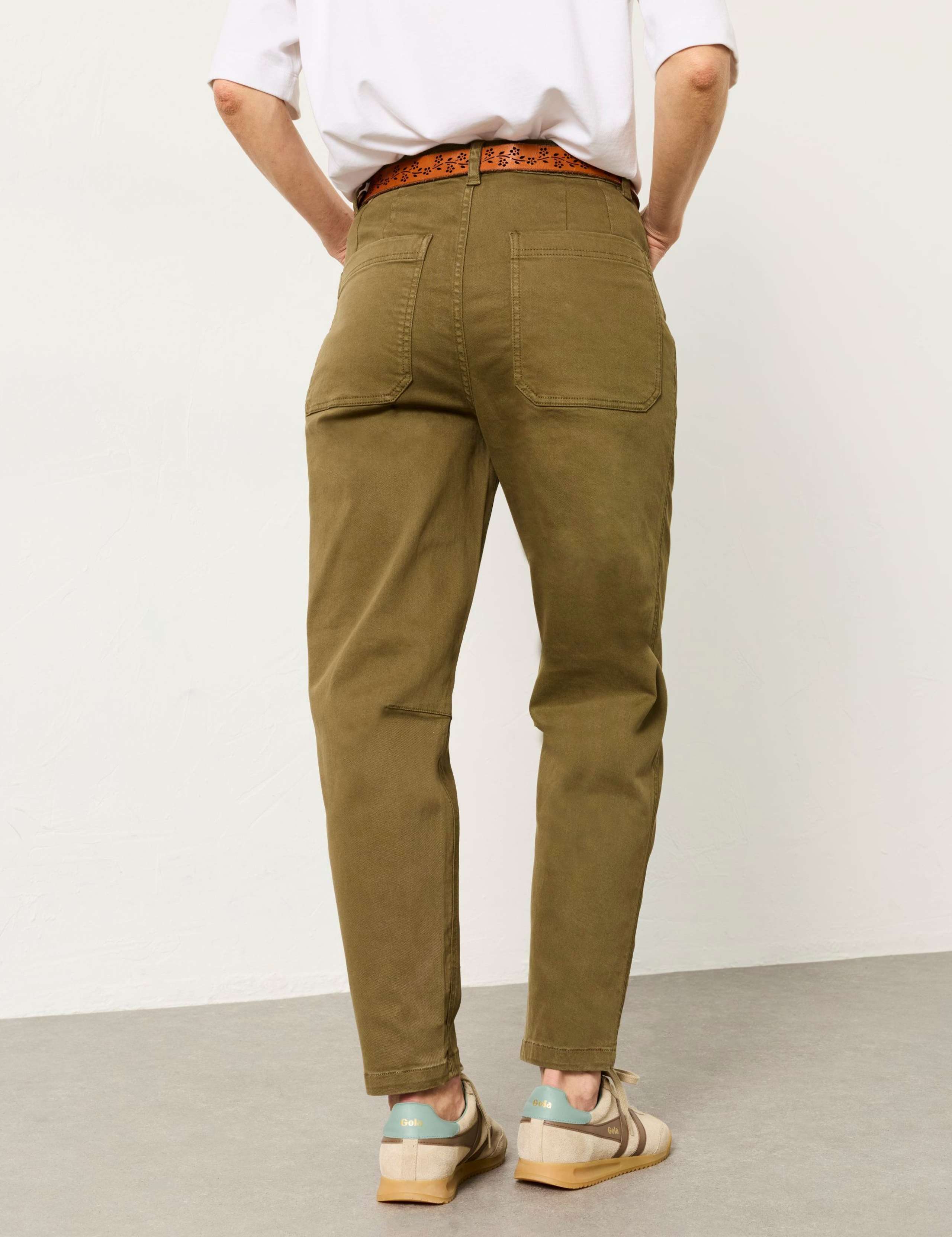 Cotton Rich Tapered Ankle Grazer Chinos 4 of 6
