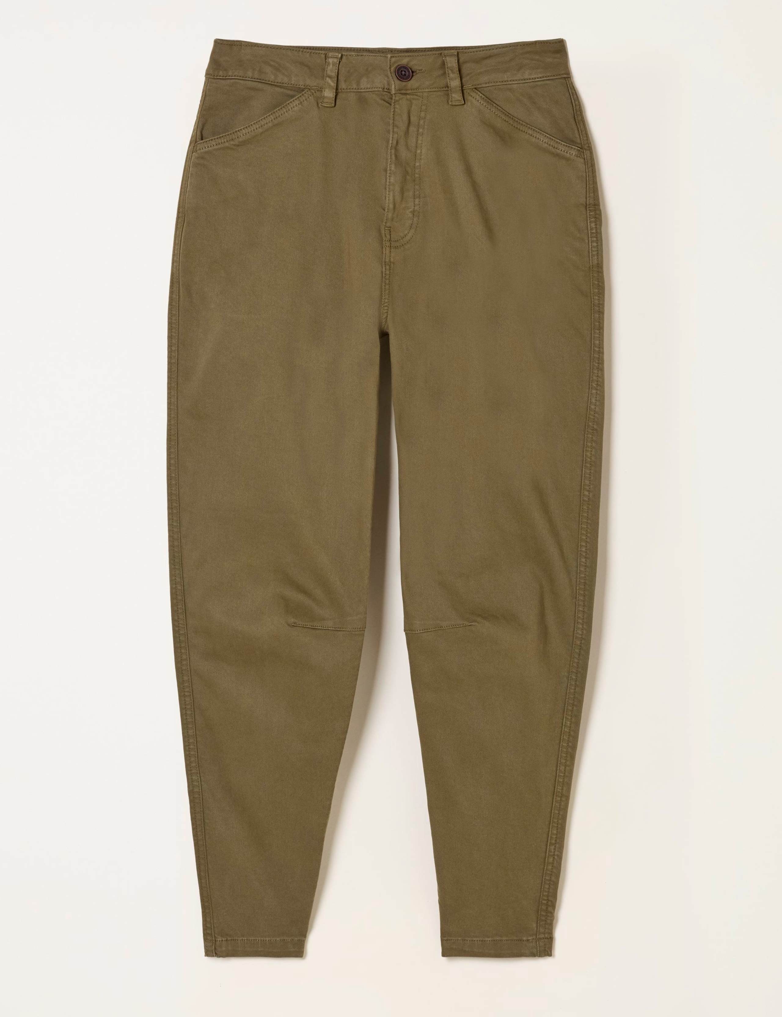 Cotton Rich Tapered Ankle Grazer Chinos 2 of 6