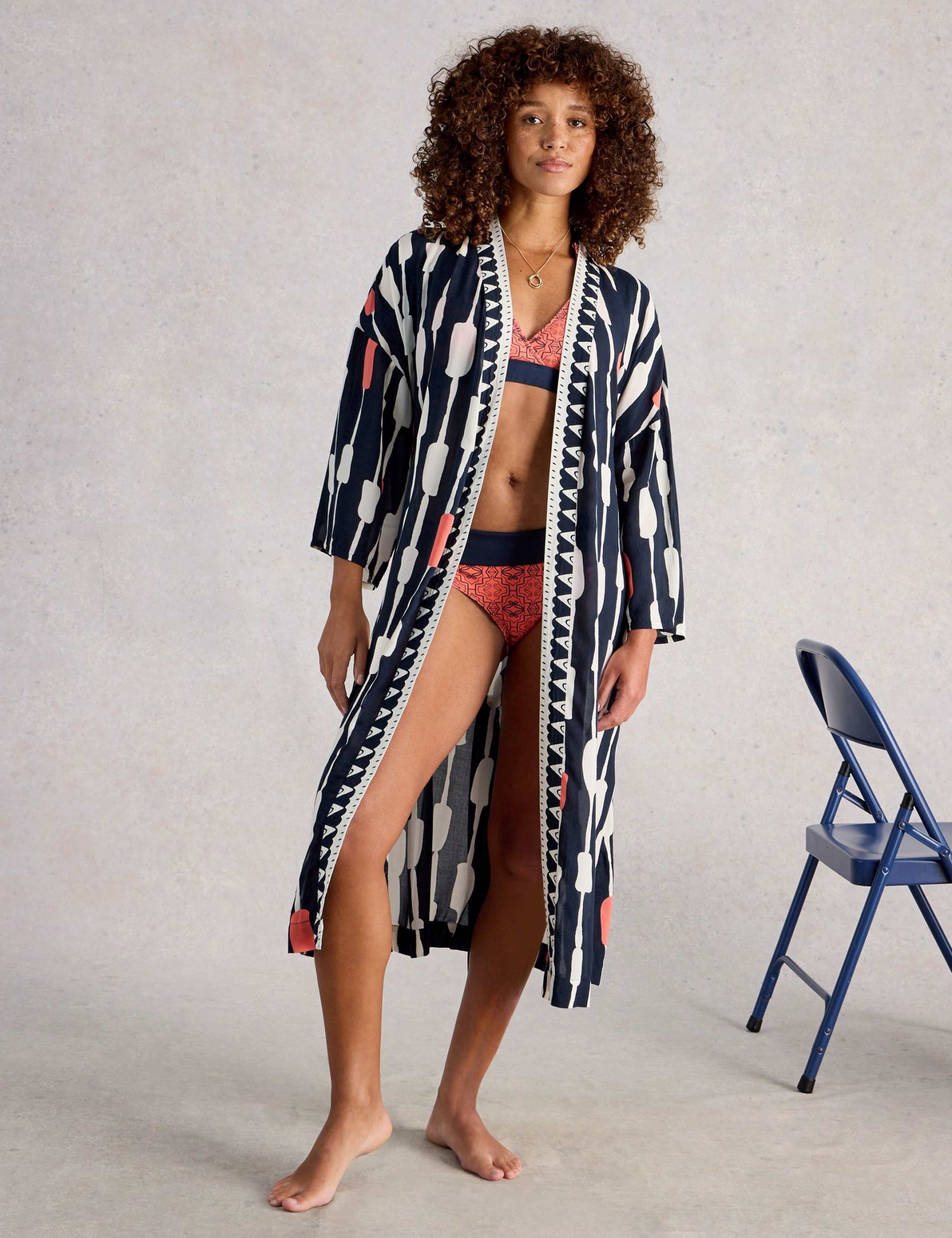 Pure Modal Printed Kimono 1 of 6