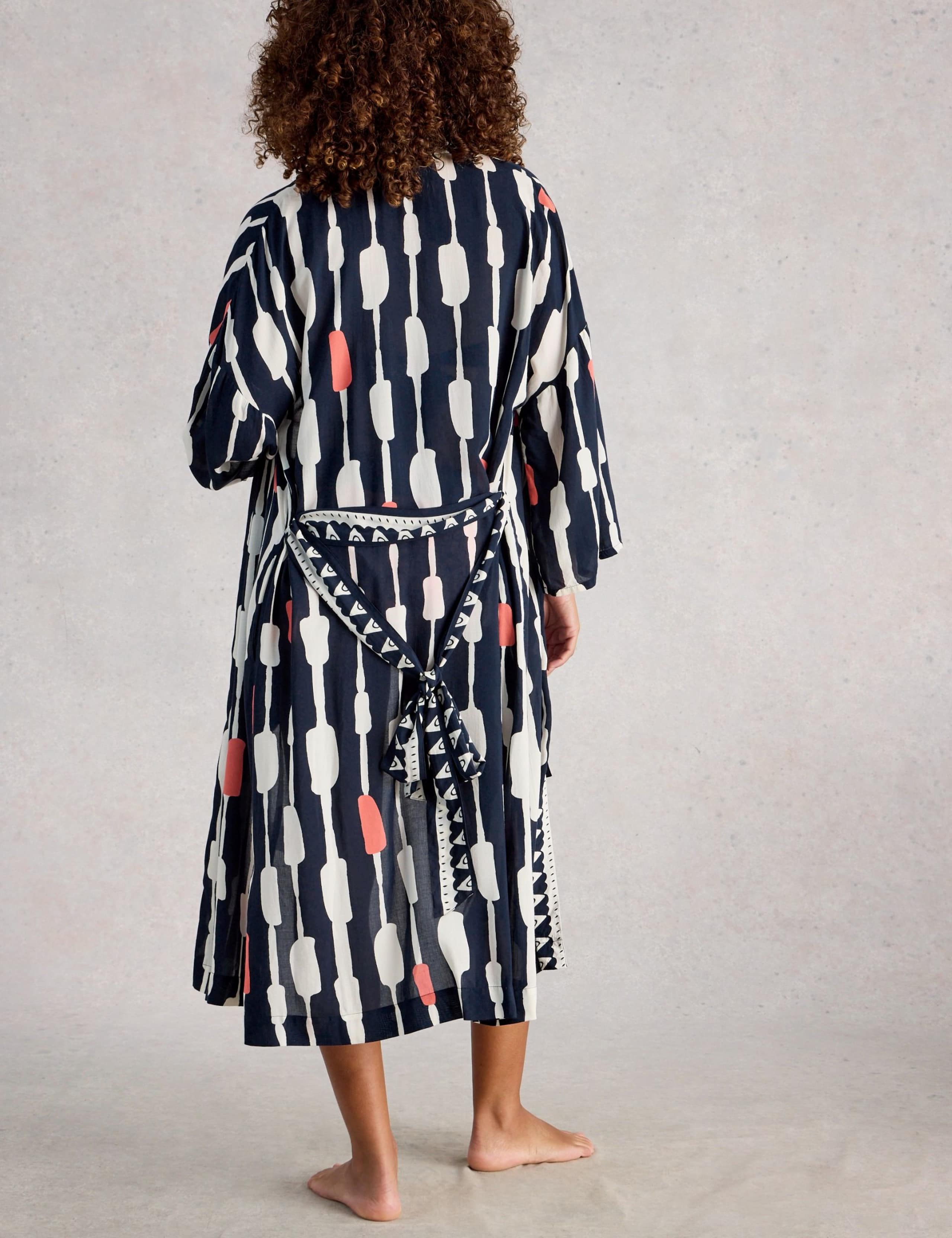 Pure Modal Printed Kimono 3 of 6
