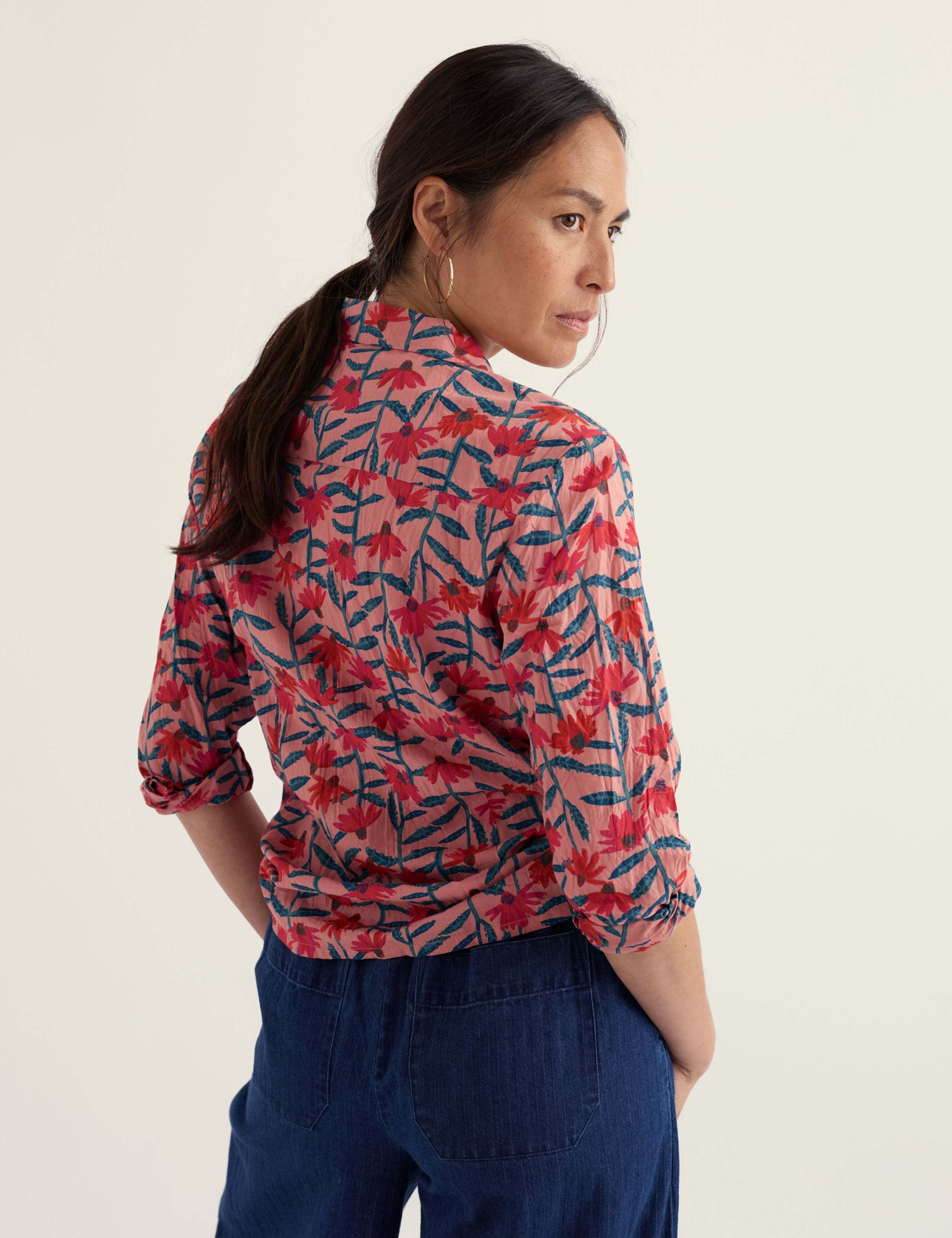 Pure Cotton Floral Shirt 5 of 7