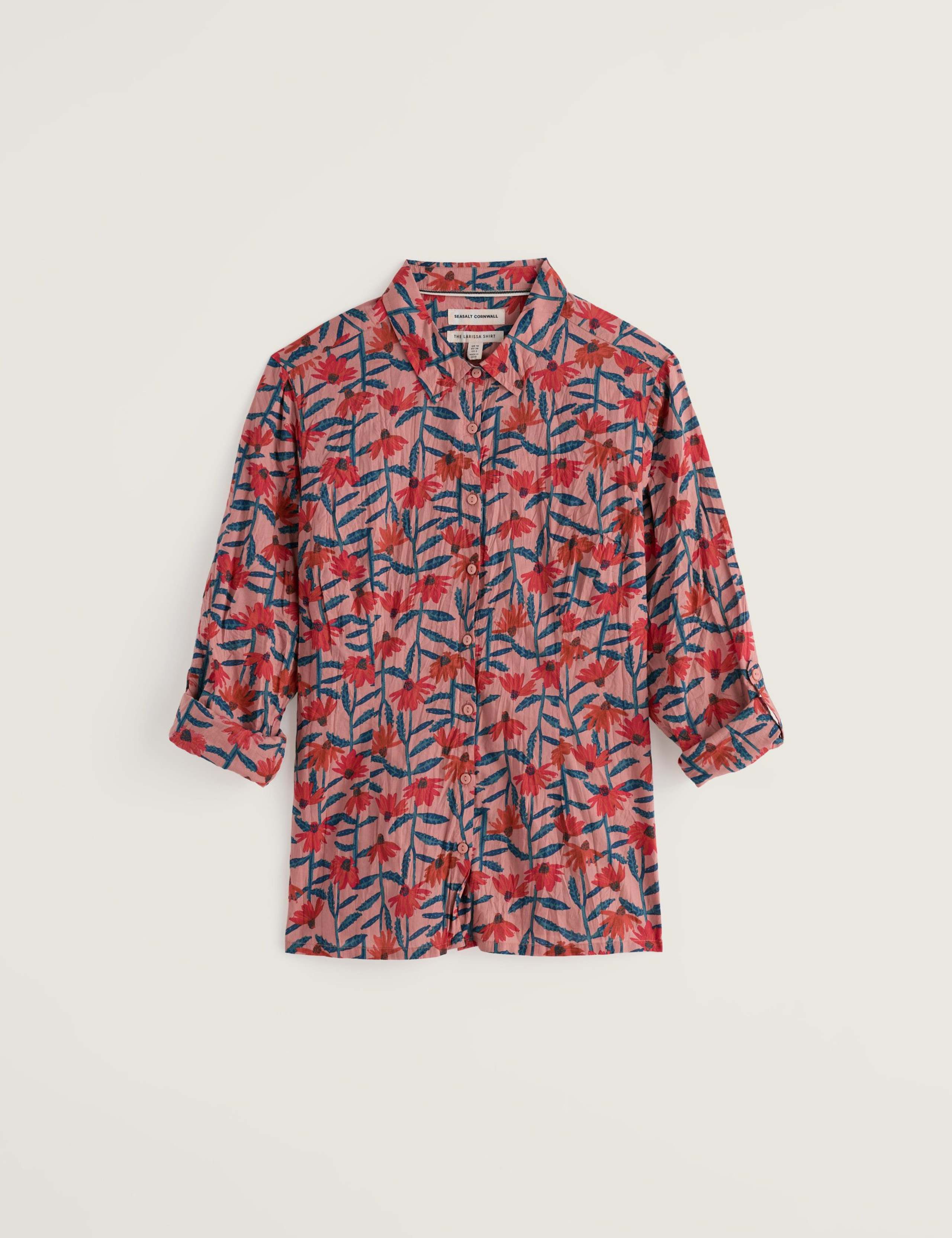 Pure Cotton Floral Shirt 2 of 7