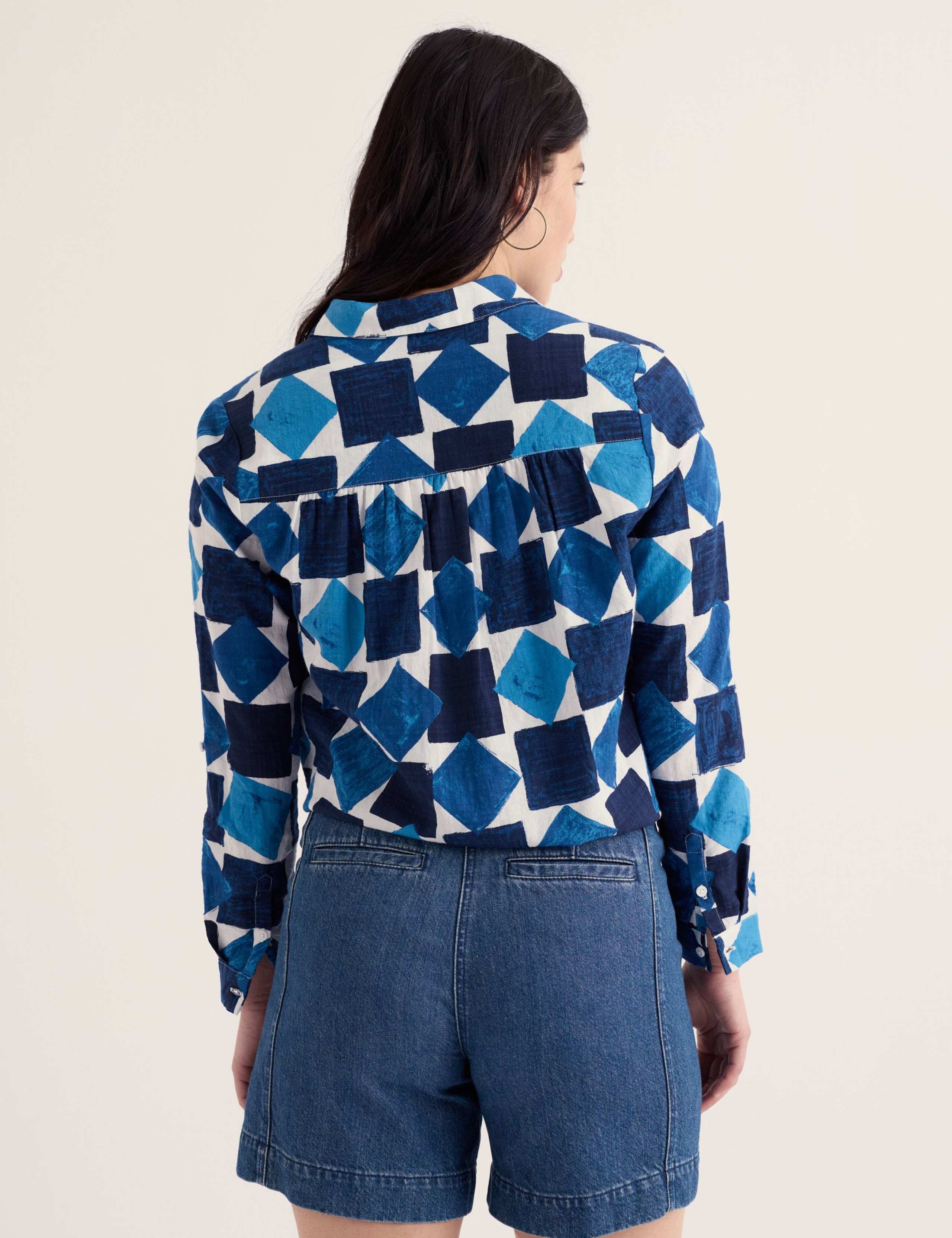 Cotton Rich Geometric Shirt 4 of 6
