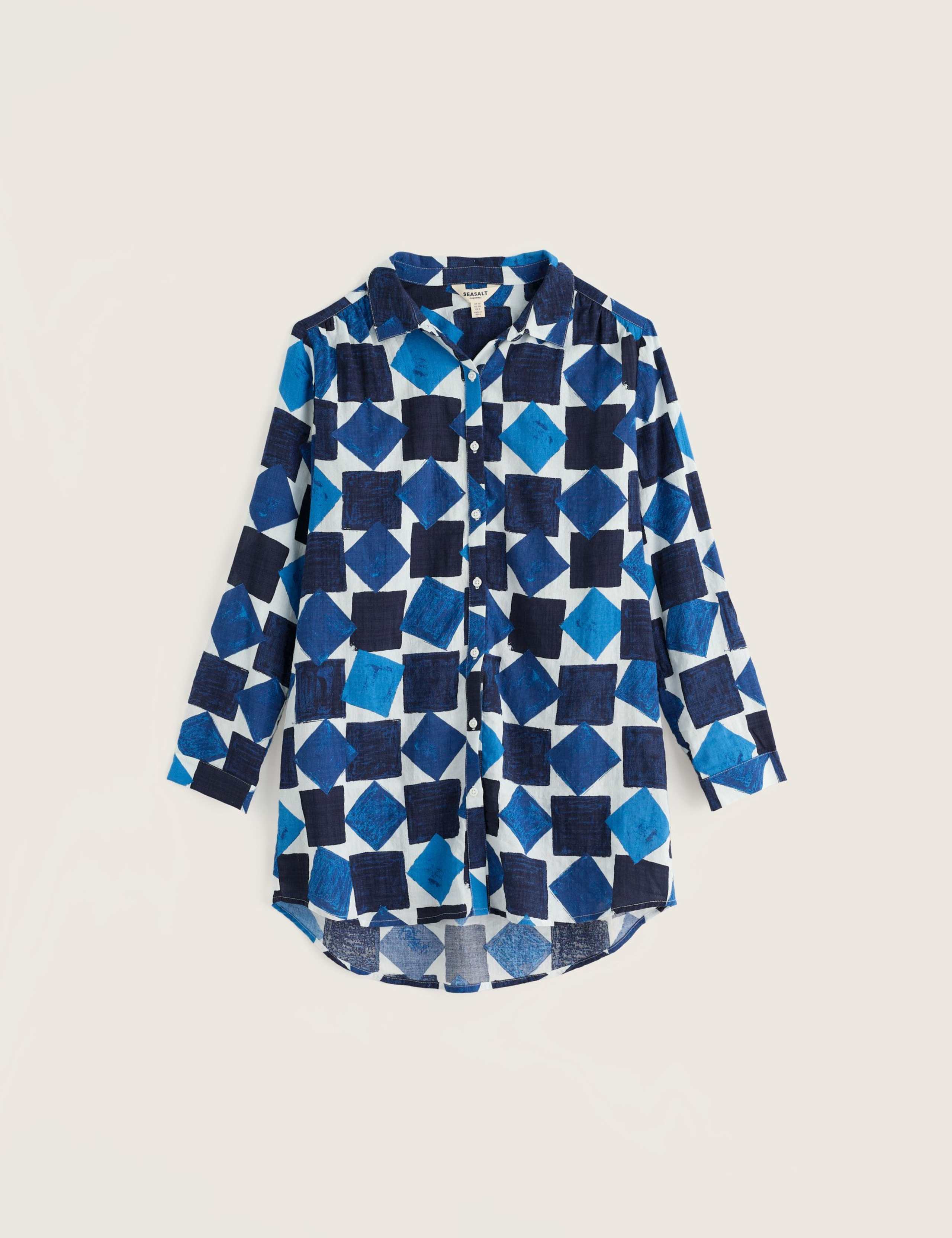 Cotton Rich Geometric Shirt 2 of 6