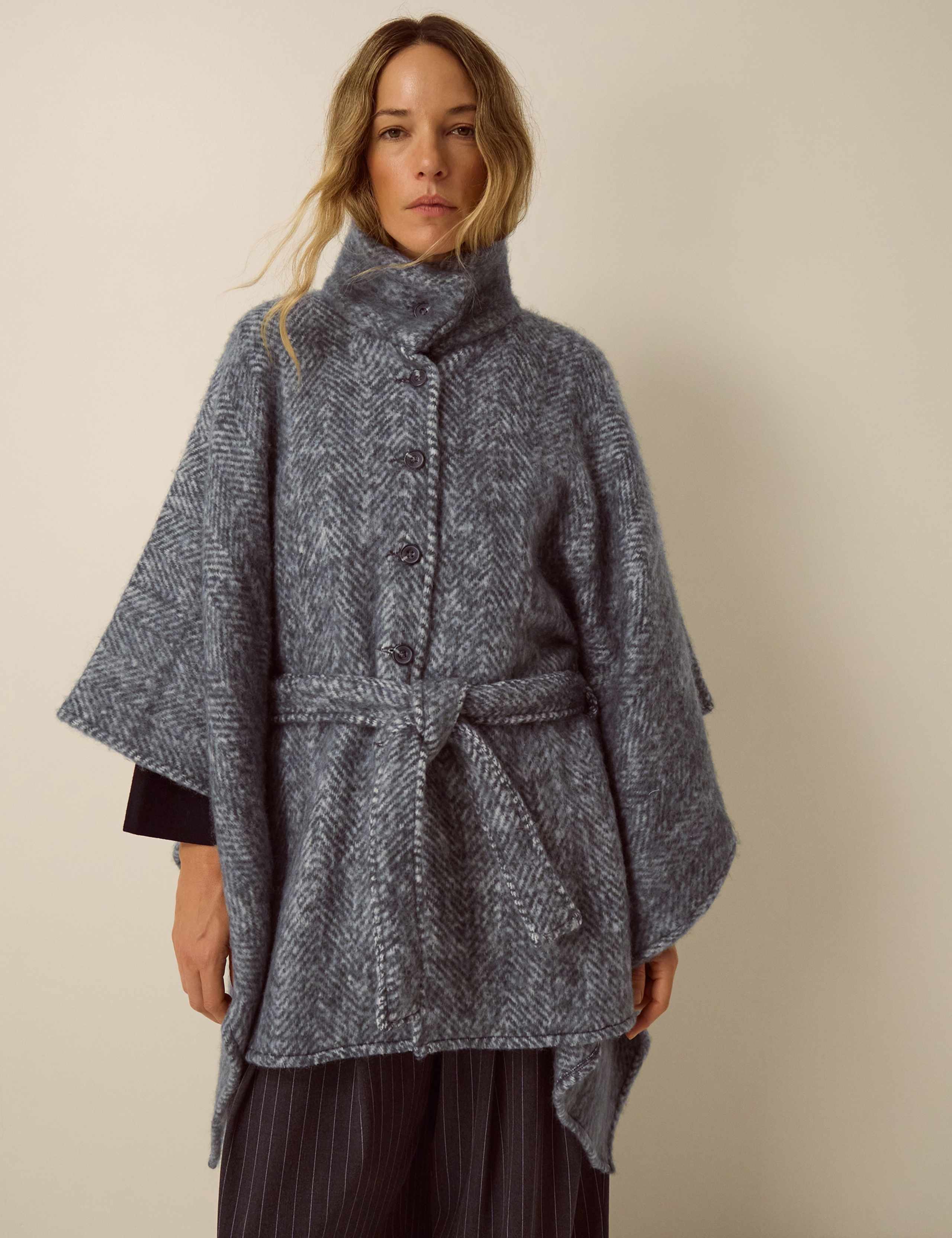 Herringbone Poncho 1 of 5