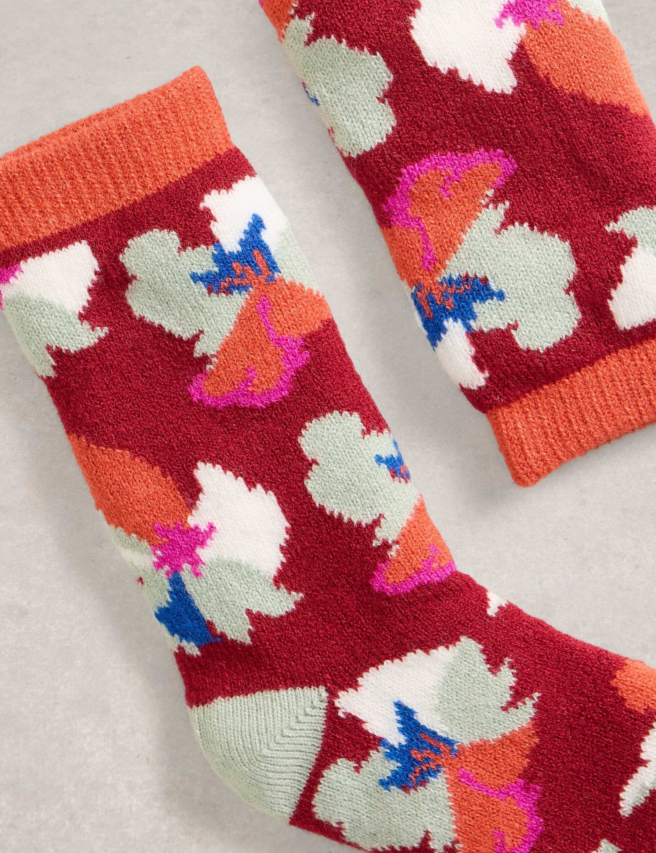 Floral Ankle High Socks 2 of 2