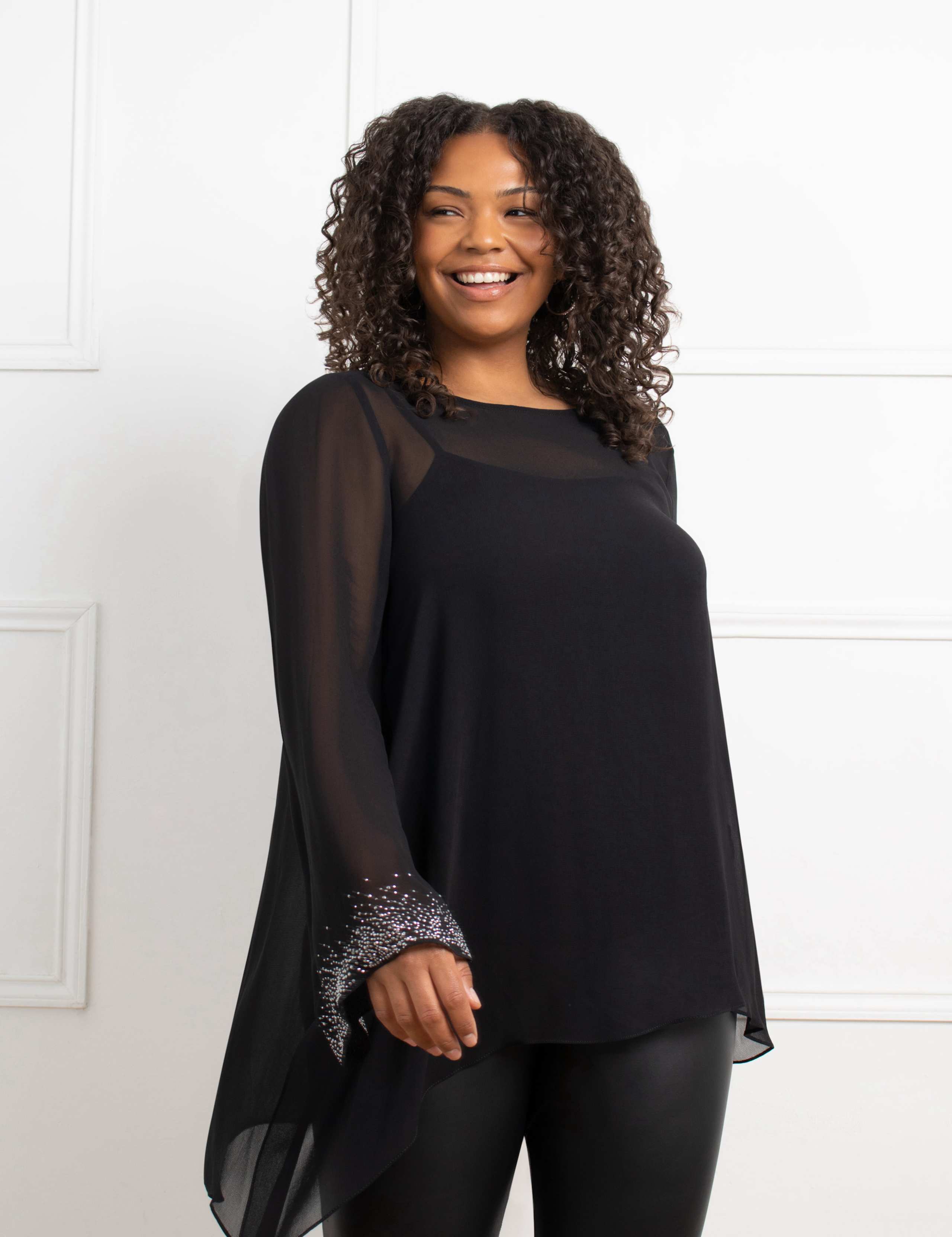Sparkly Round Neck Top 1 of 4