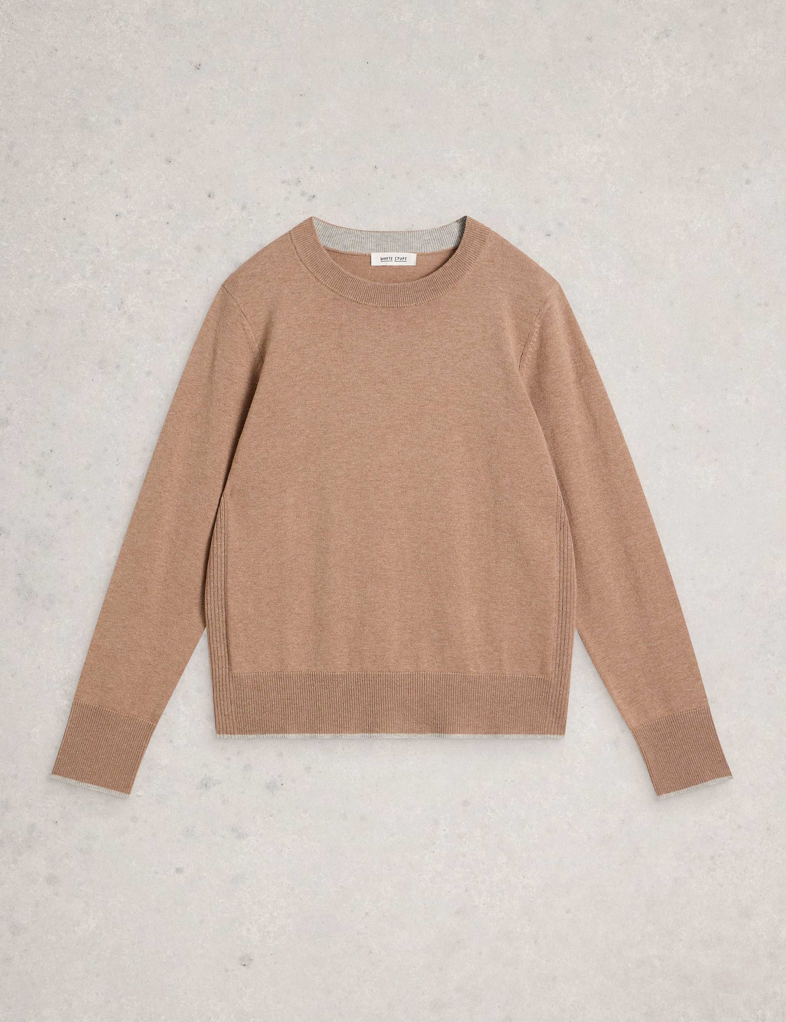 Cotton Rich Crew Neck Jumper 2 of 6
