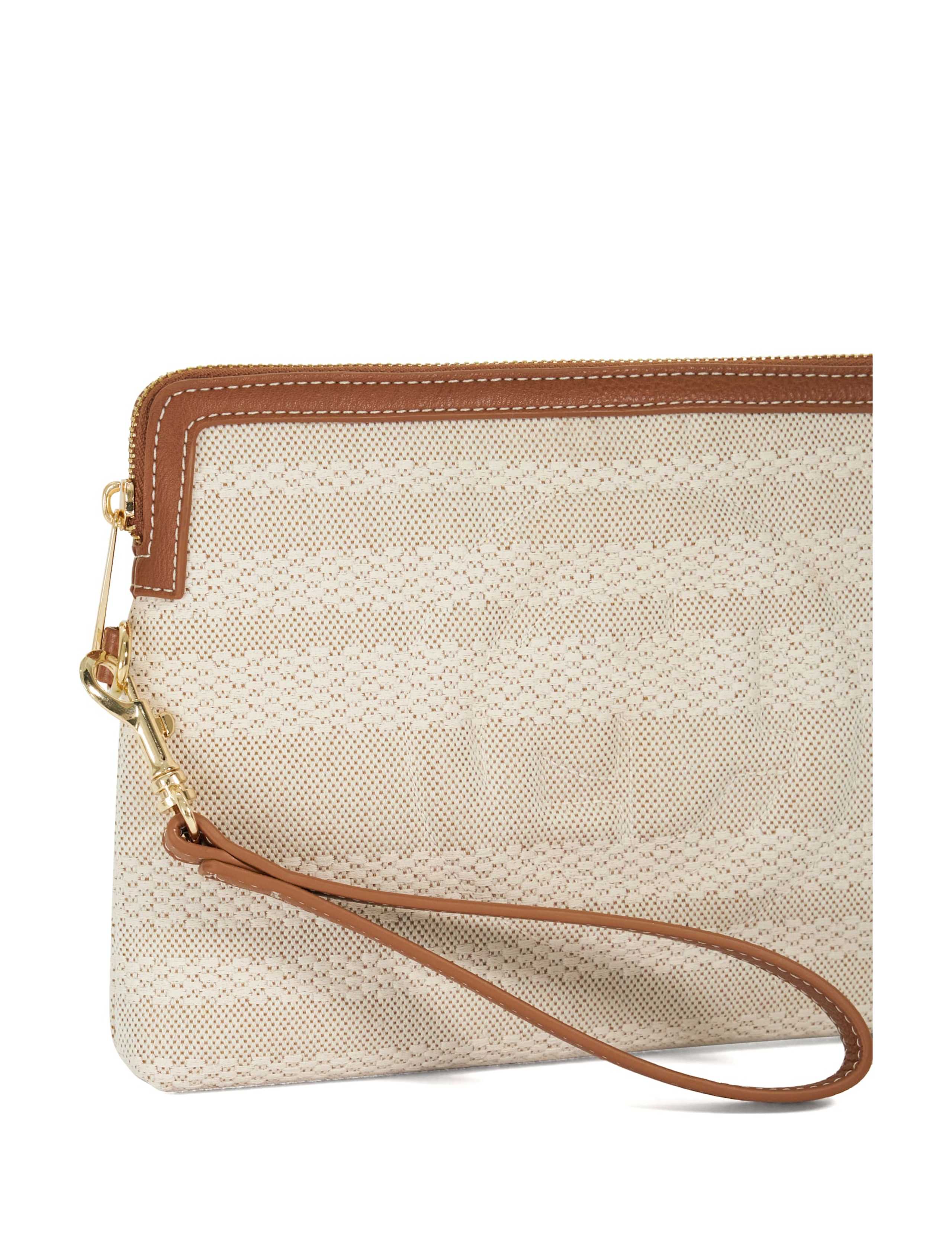 Canvas Striped Clutch Bag 2 of 5