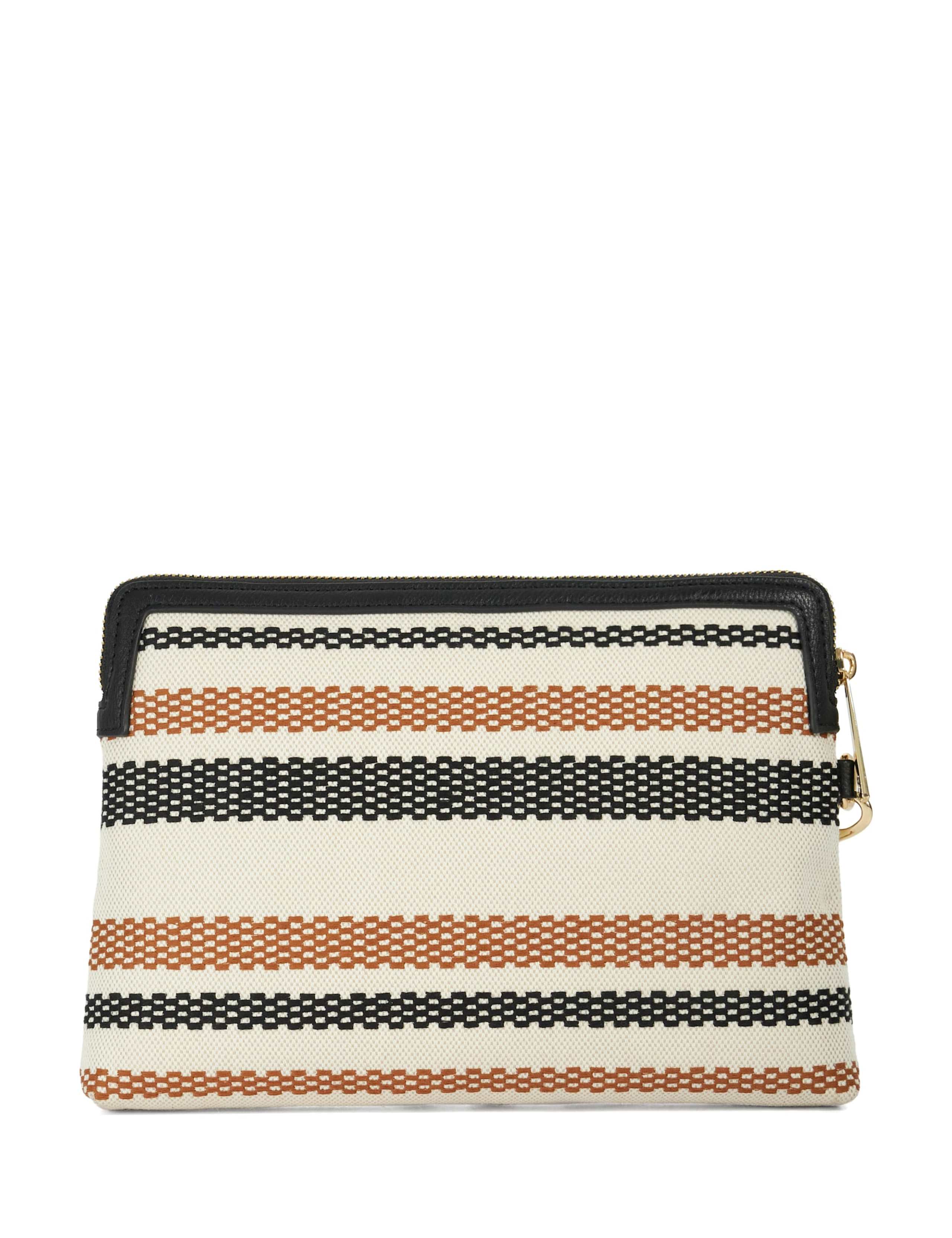 Canvas Striped Clutch Bag 5 of 5