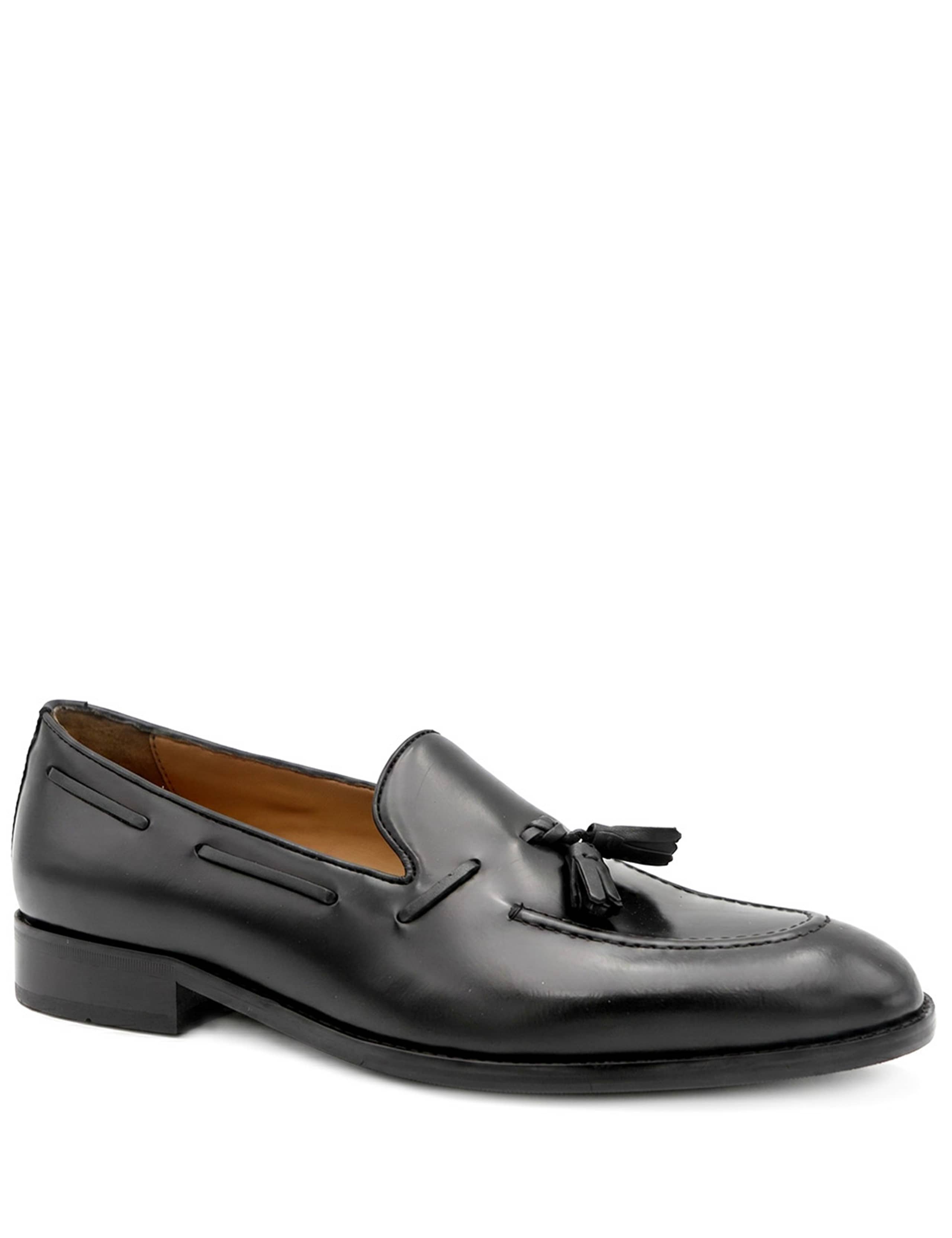 Leather Slip On Tassel Loafers 2 of 6