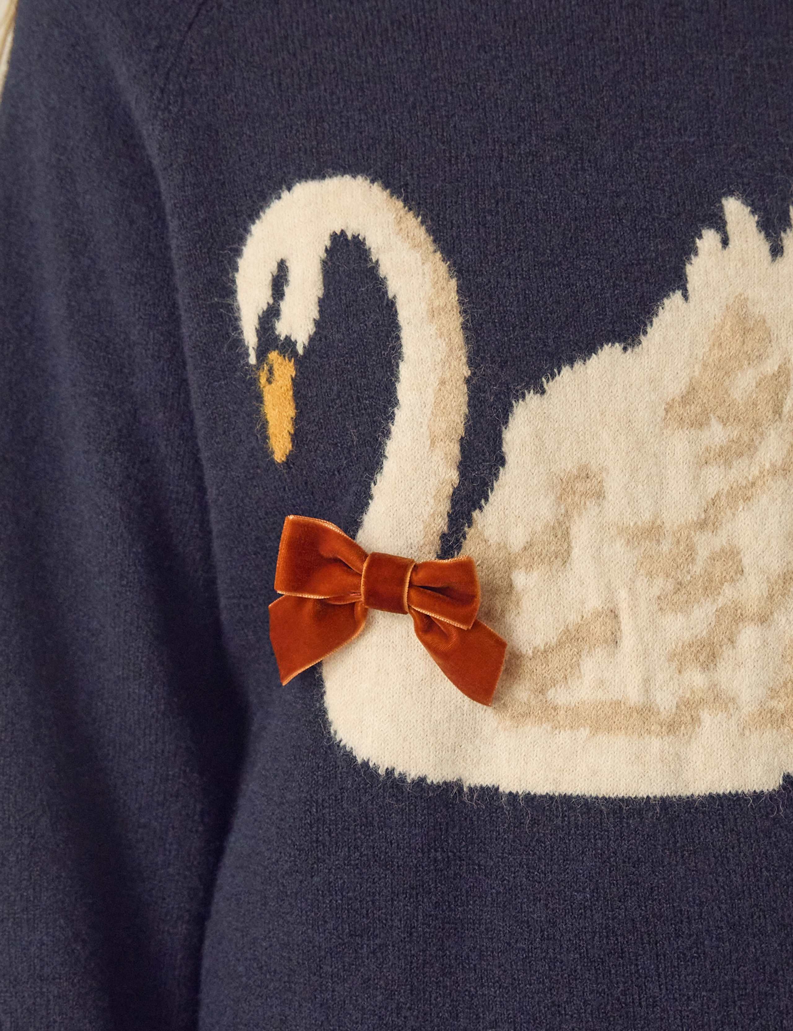 Motif Print Crew Neck Jumper 4 of 4