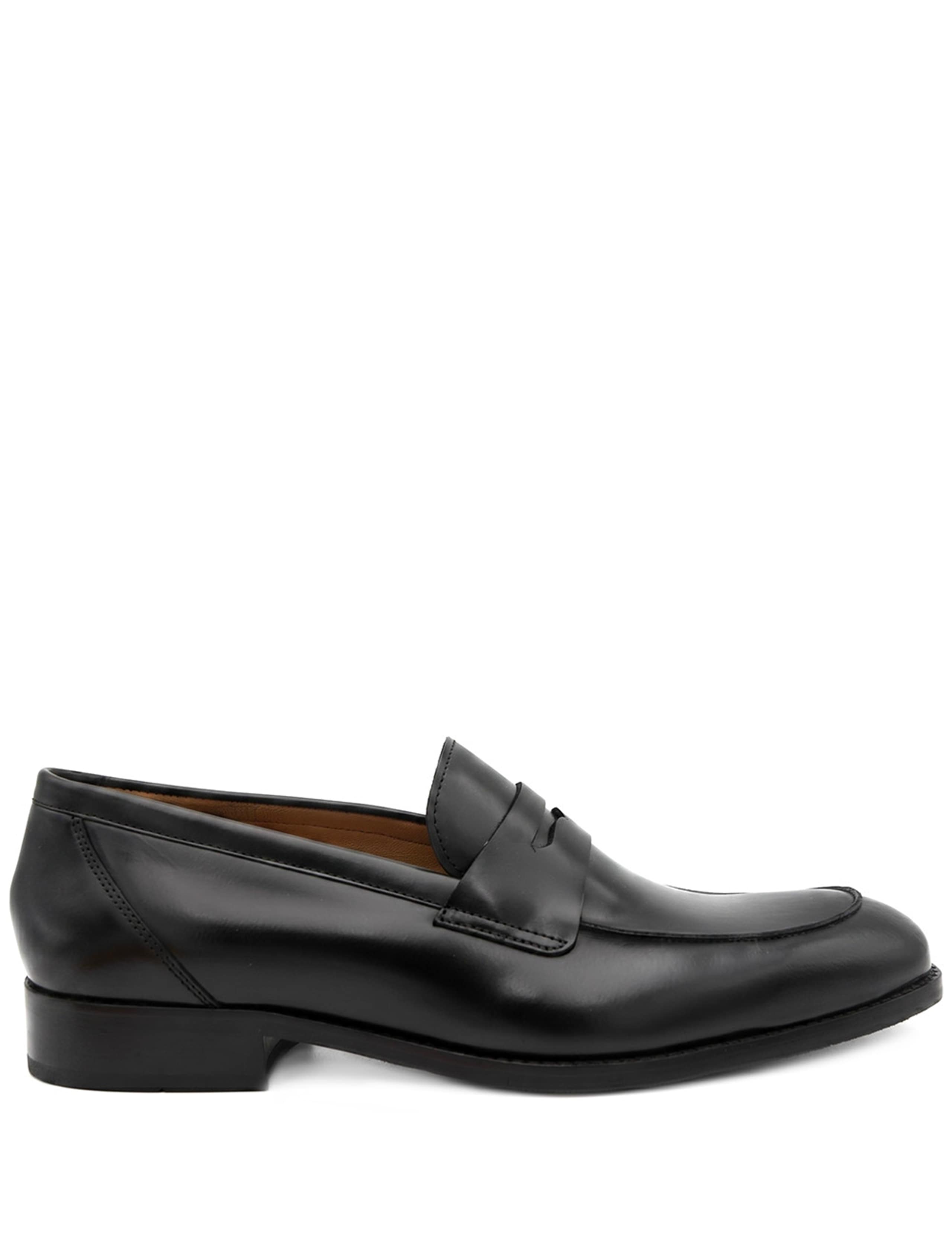 Wide Fit Leather Penny Loafers 3 of 6