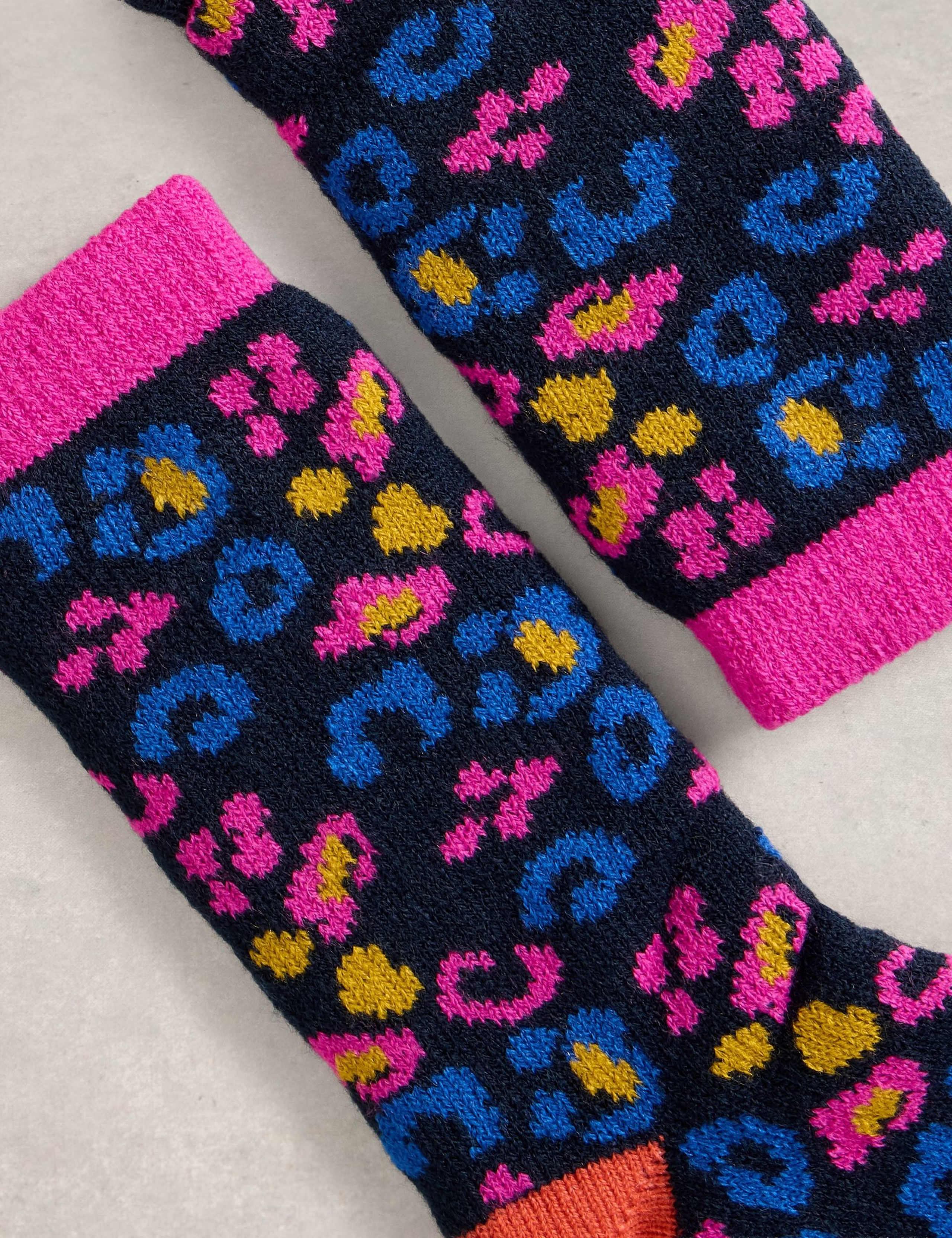 Leopard Camo Ankle High Socks 2 of 2