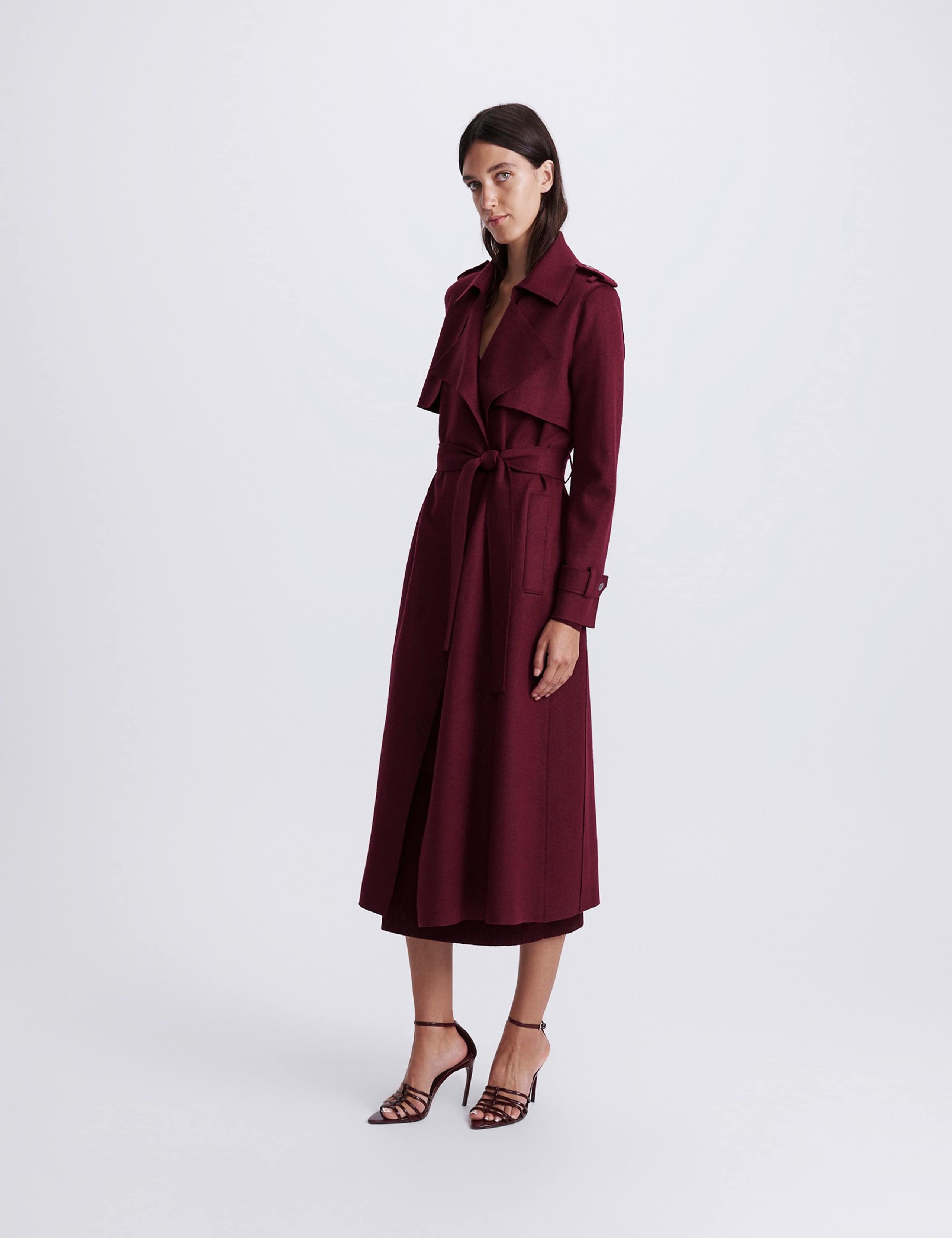 Pure Wool Longline Trench Coat 3 of 7