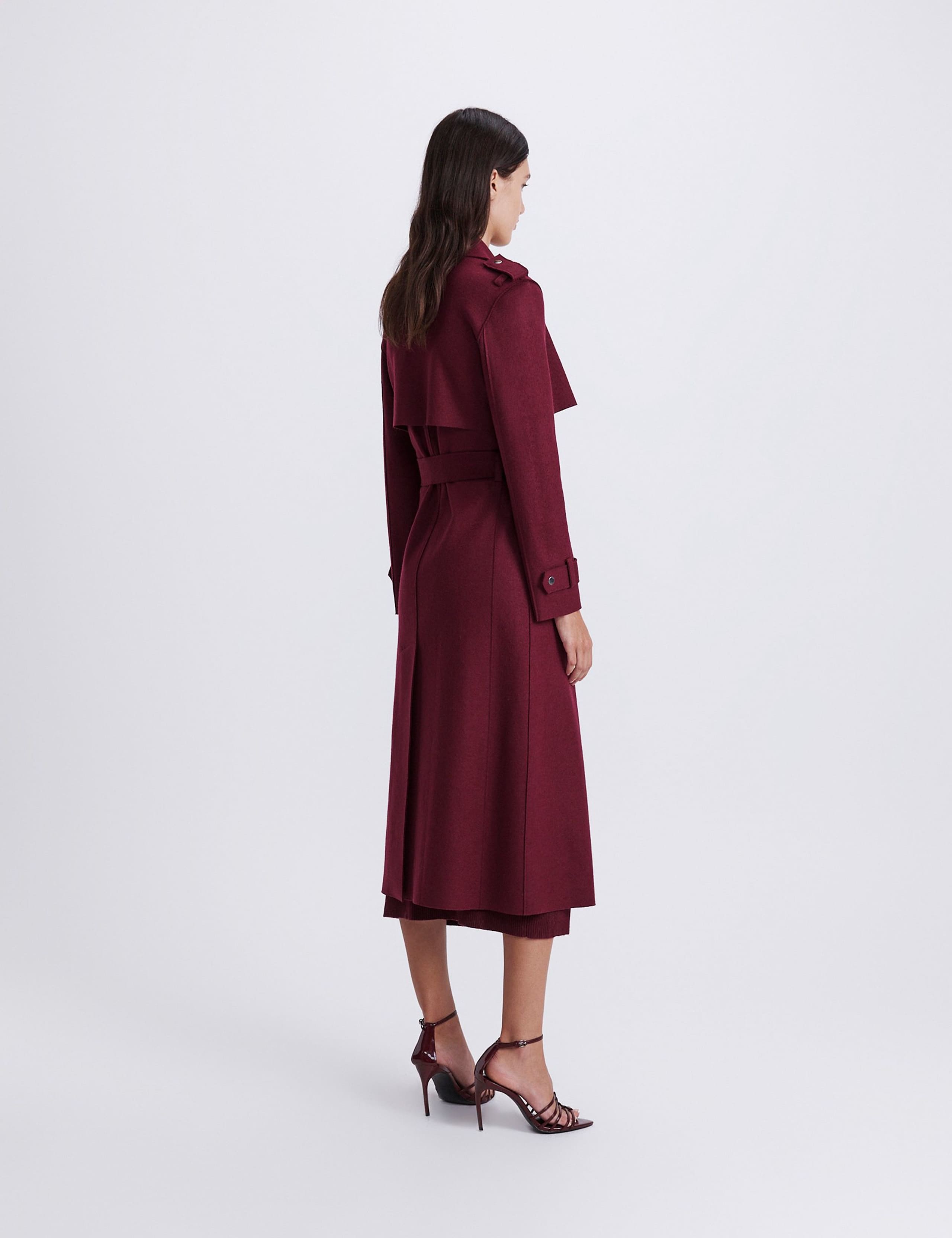 Pure Wool Longline Trench Coat 4 of 7