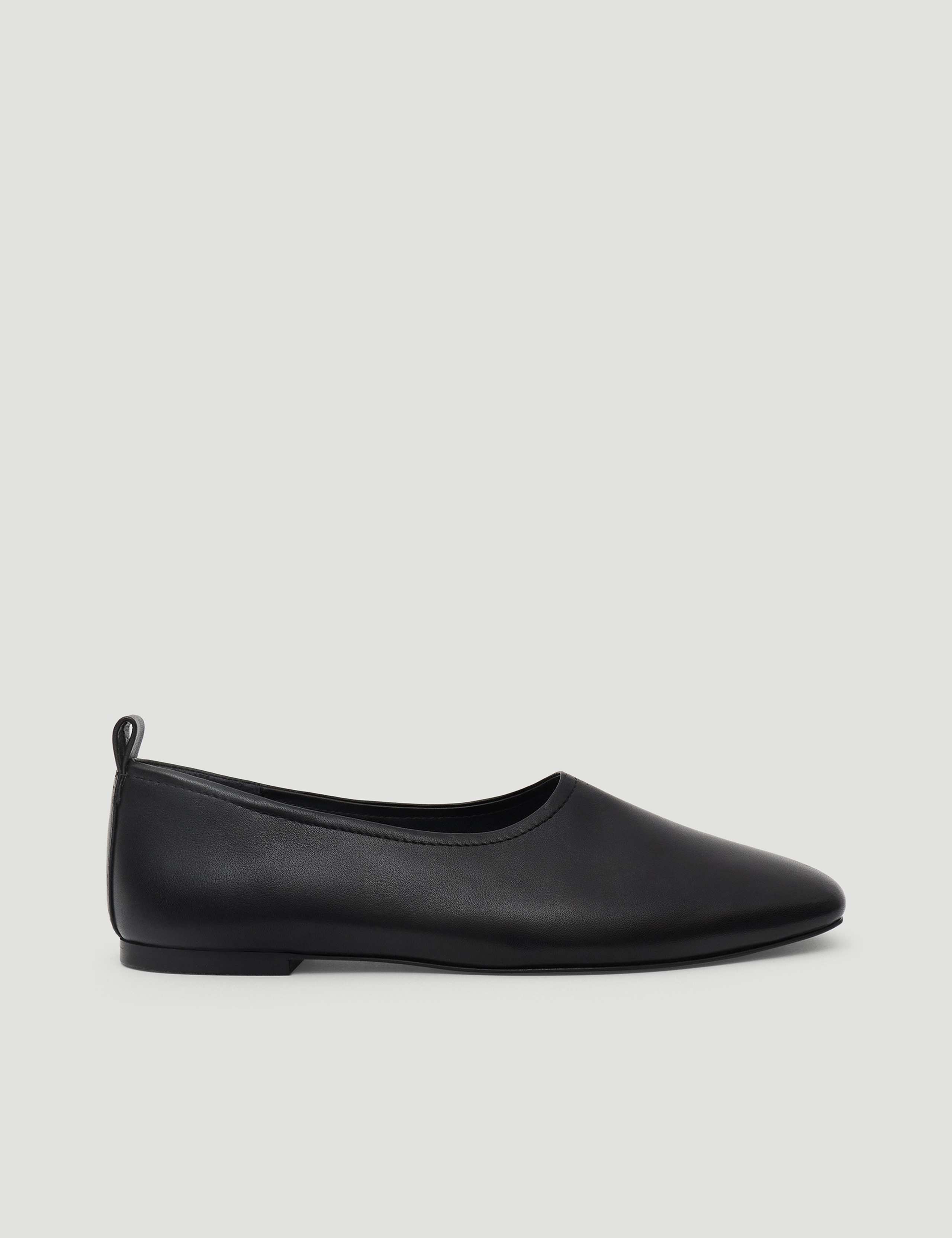 Leather Square Toe Ballet Pumps 2 of 6