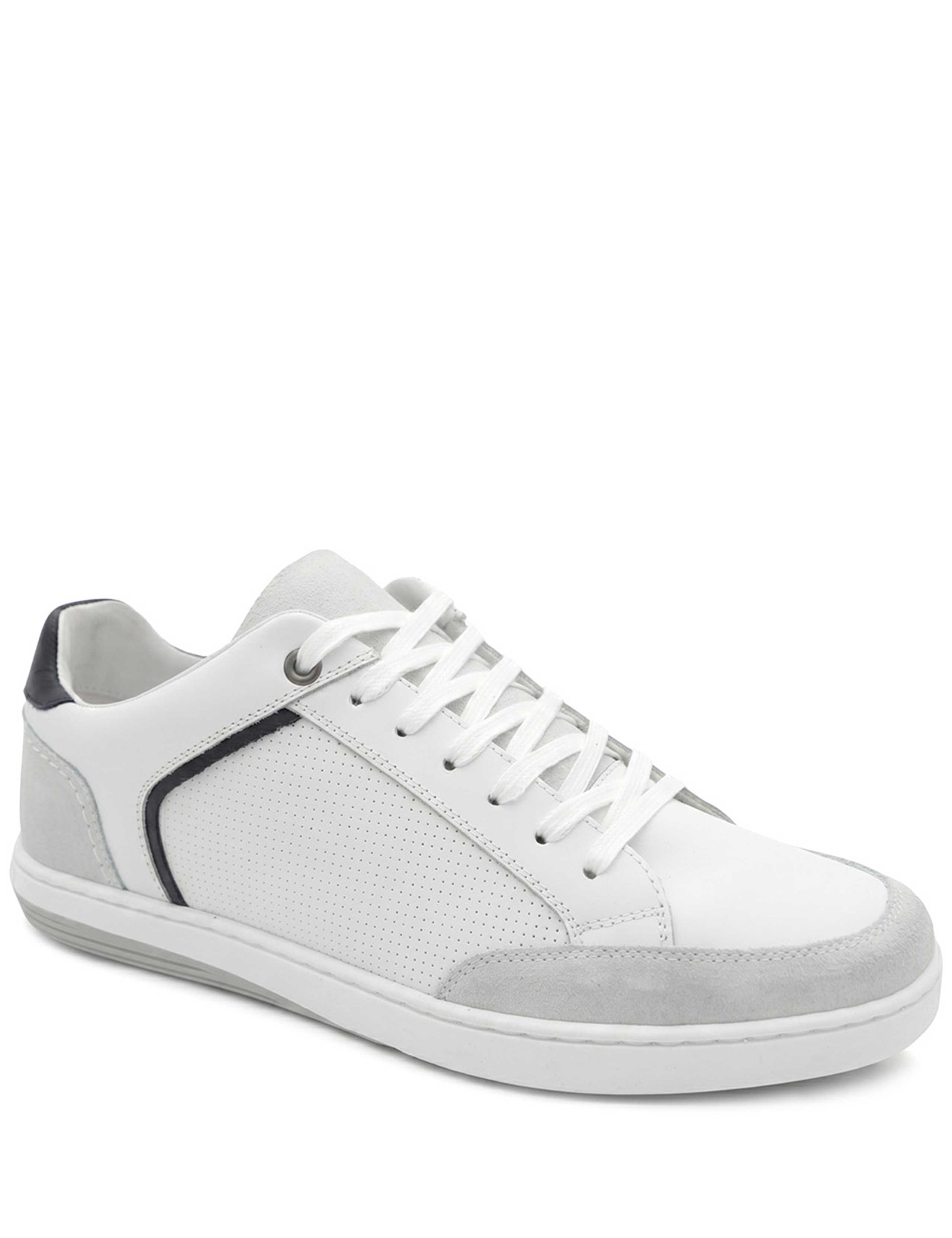 Round Toe Leather Trainers 3 of 6