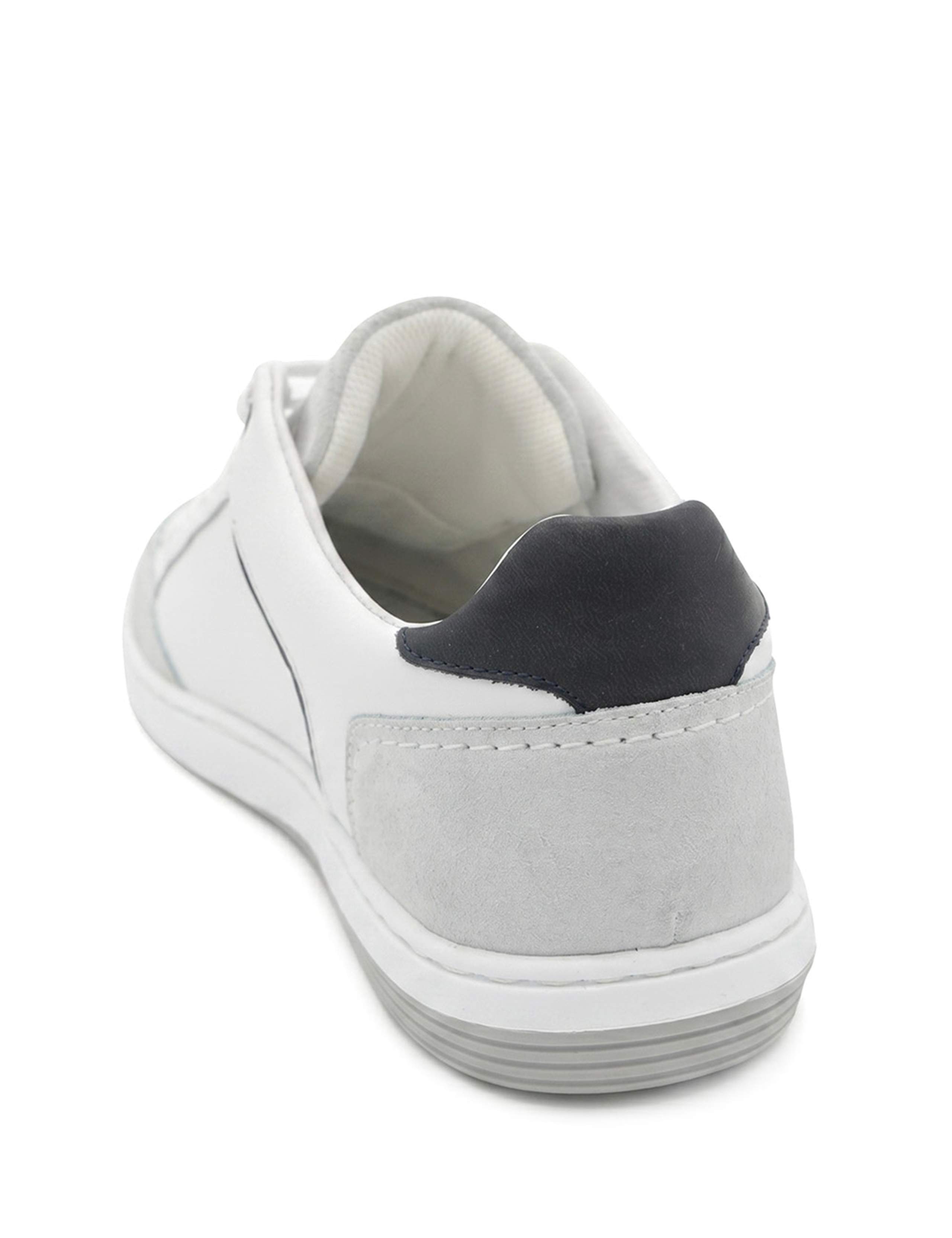 Round Toe Leather Trainers 4 of 6