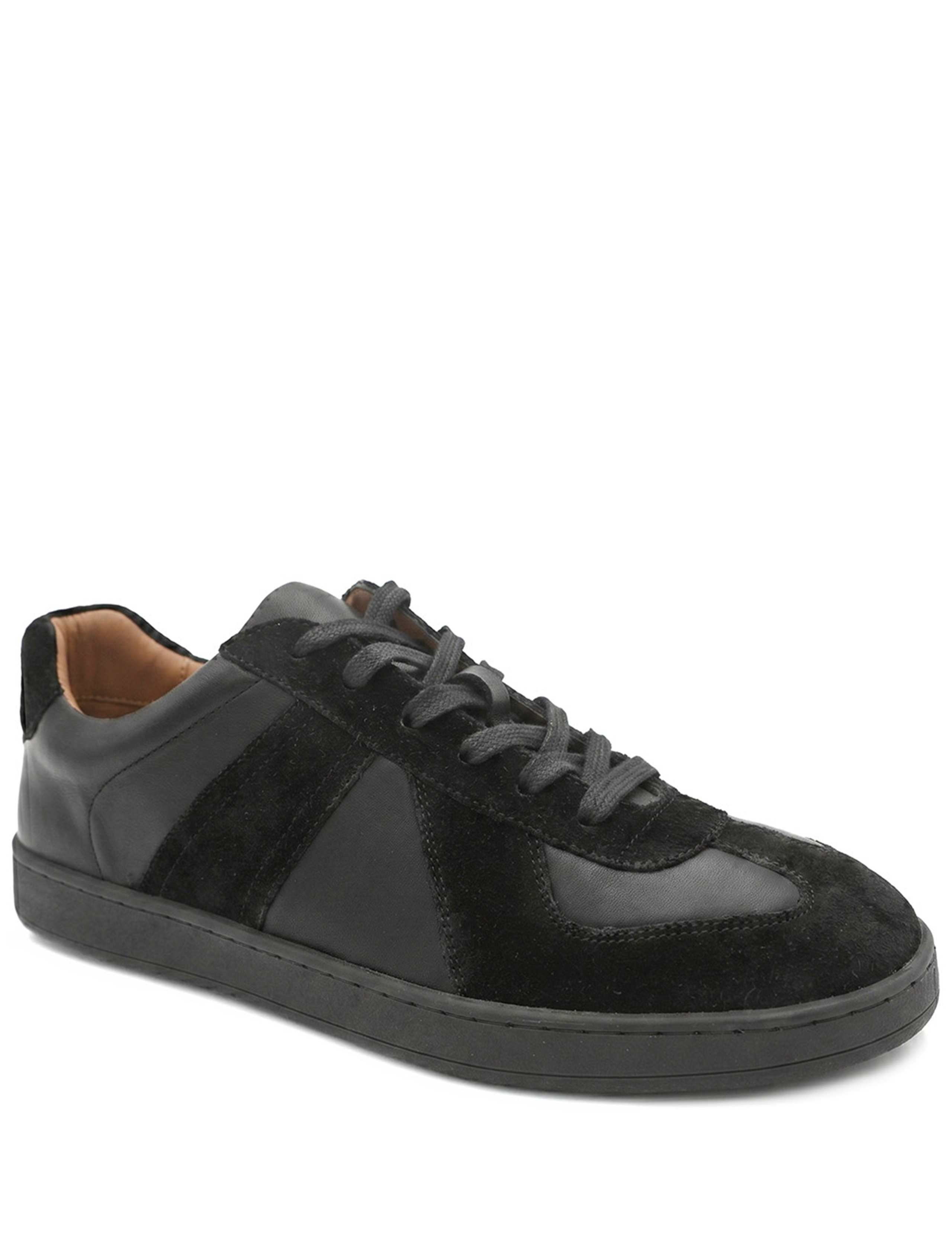 Wide Fit Leather Lace Up Trainers 3 of 6