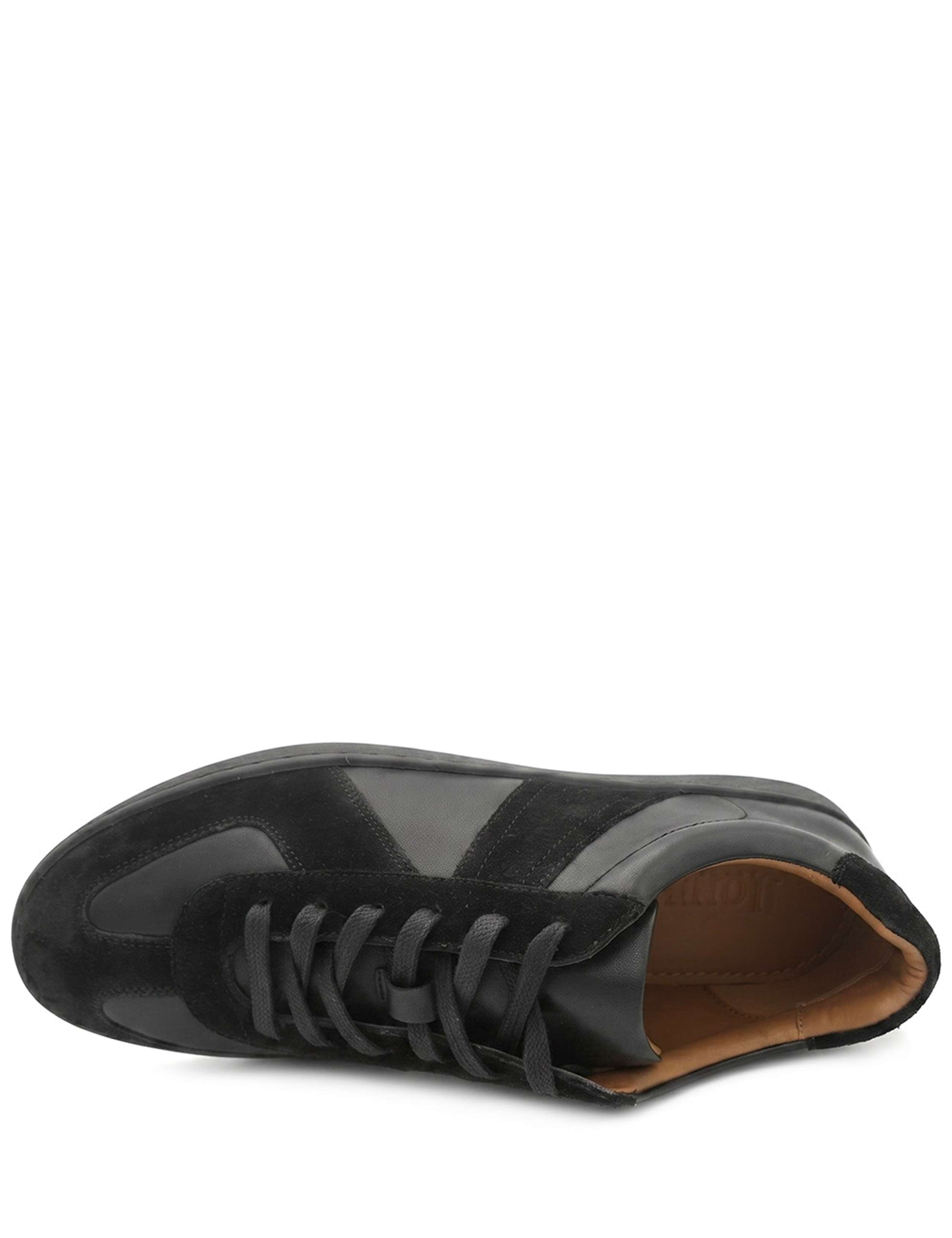 Wide Fit Leather Lace Up Trainers 5 of 6