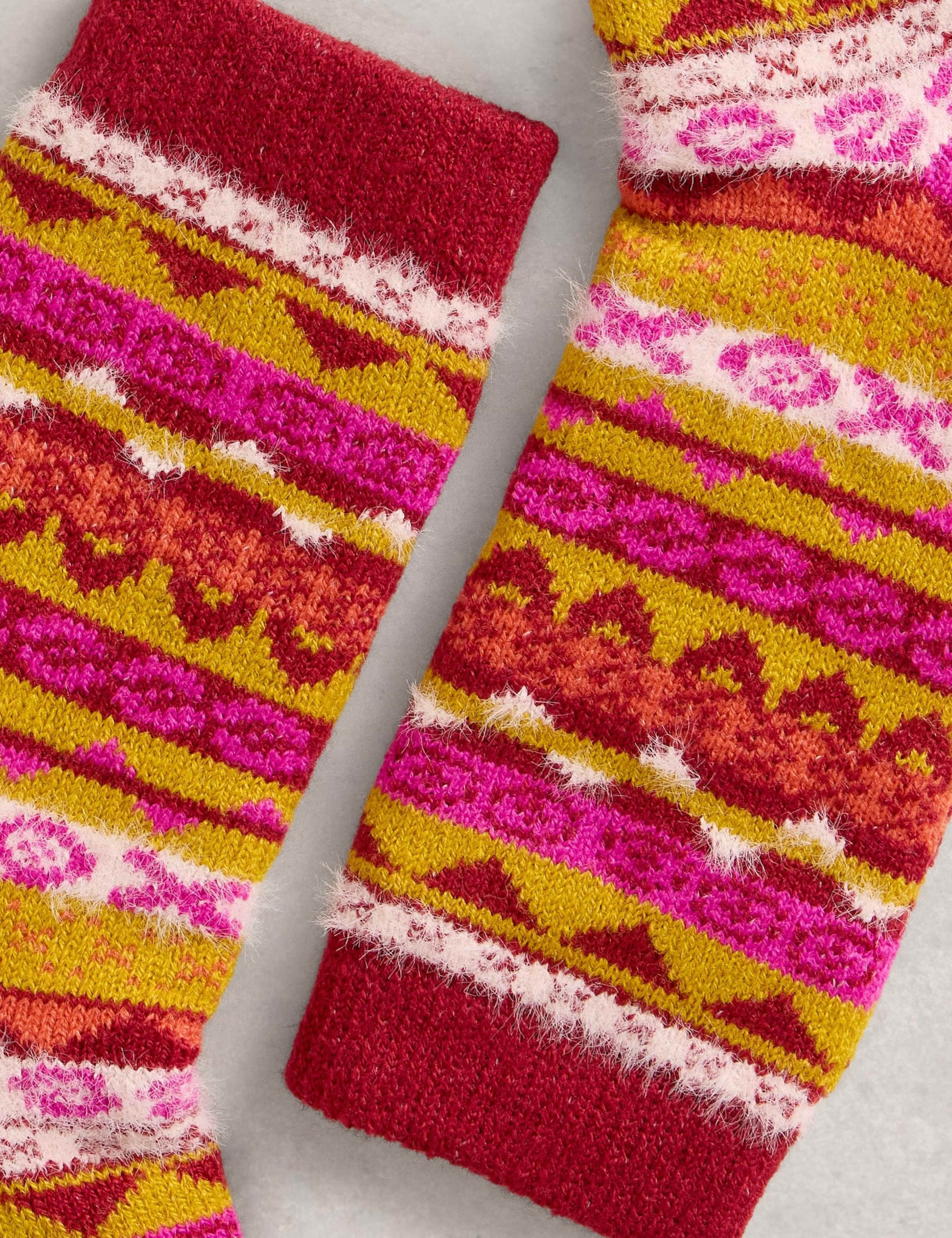 Fair Isle Ankle High Socks 2 of 2
