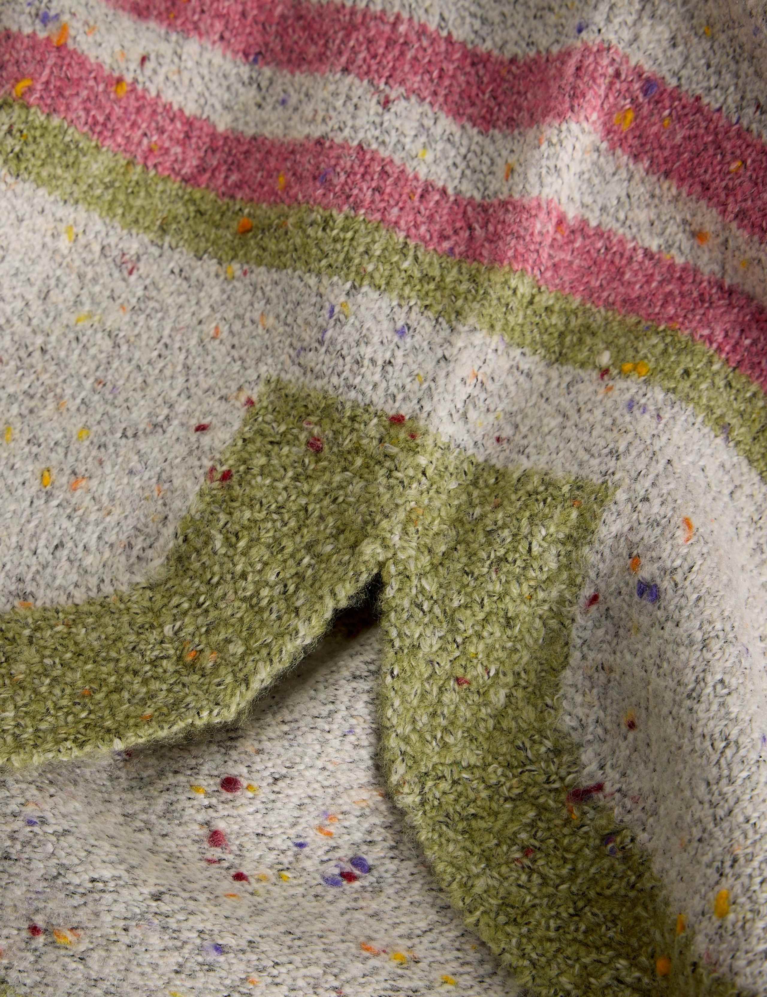 Neppy Striped Crew Neck Jumper with Cotton 6 of 6