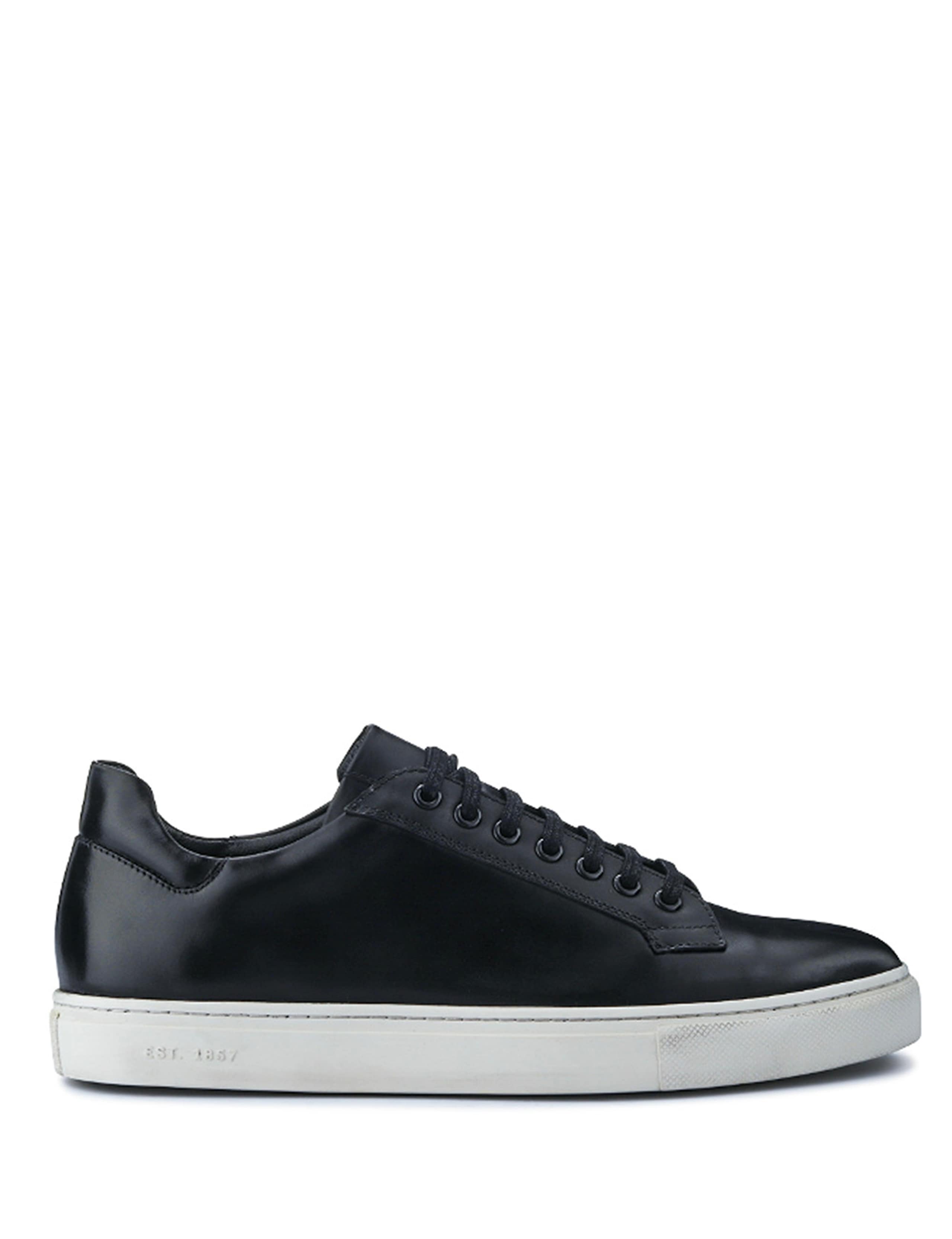 Wide Fit Leather Lace Up Trainers 3 of 6