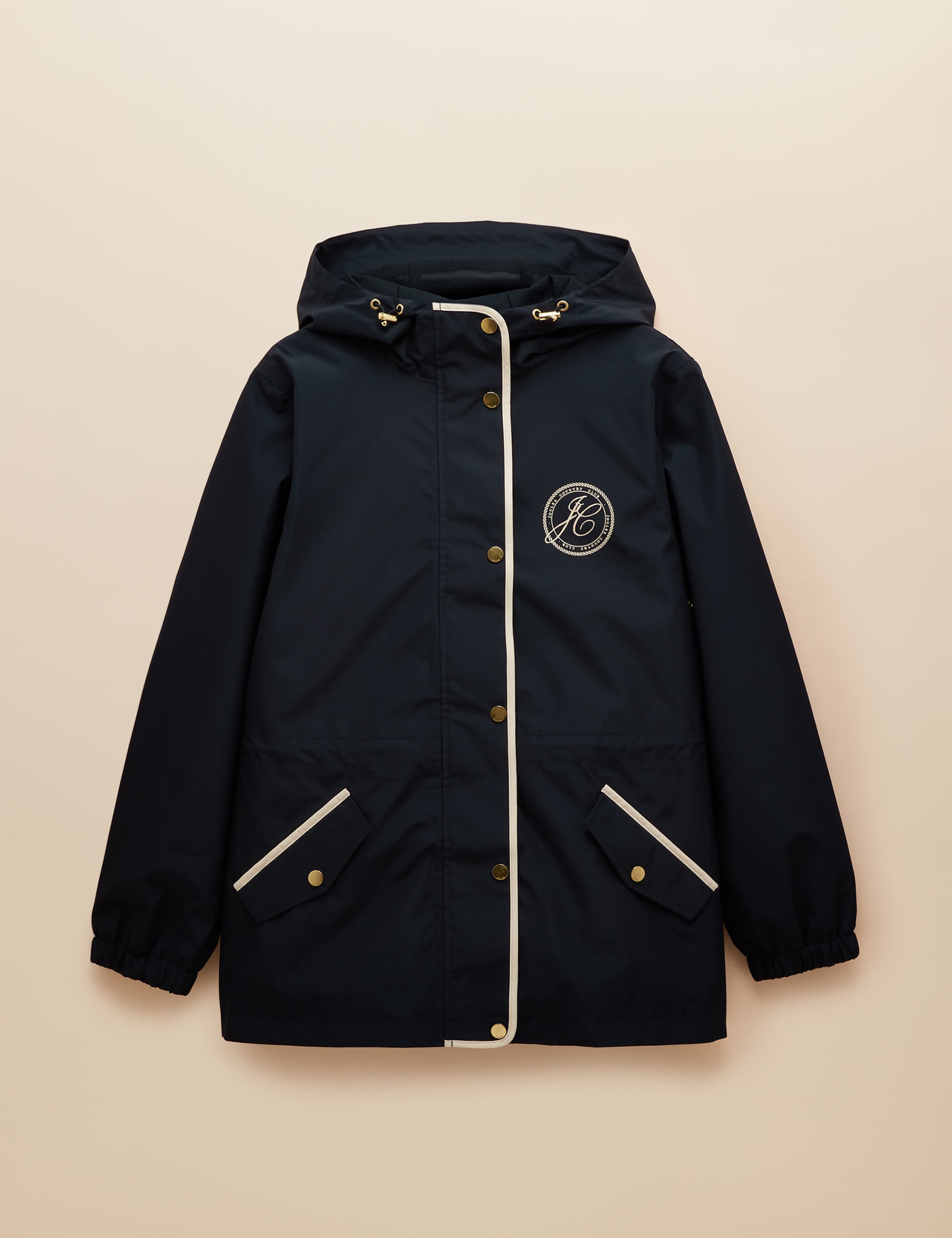 Waterproof Hooded Short Raincoat 2 of 8
