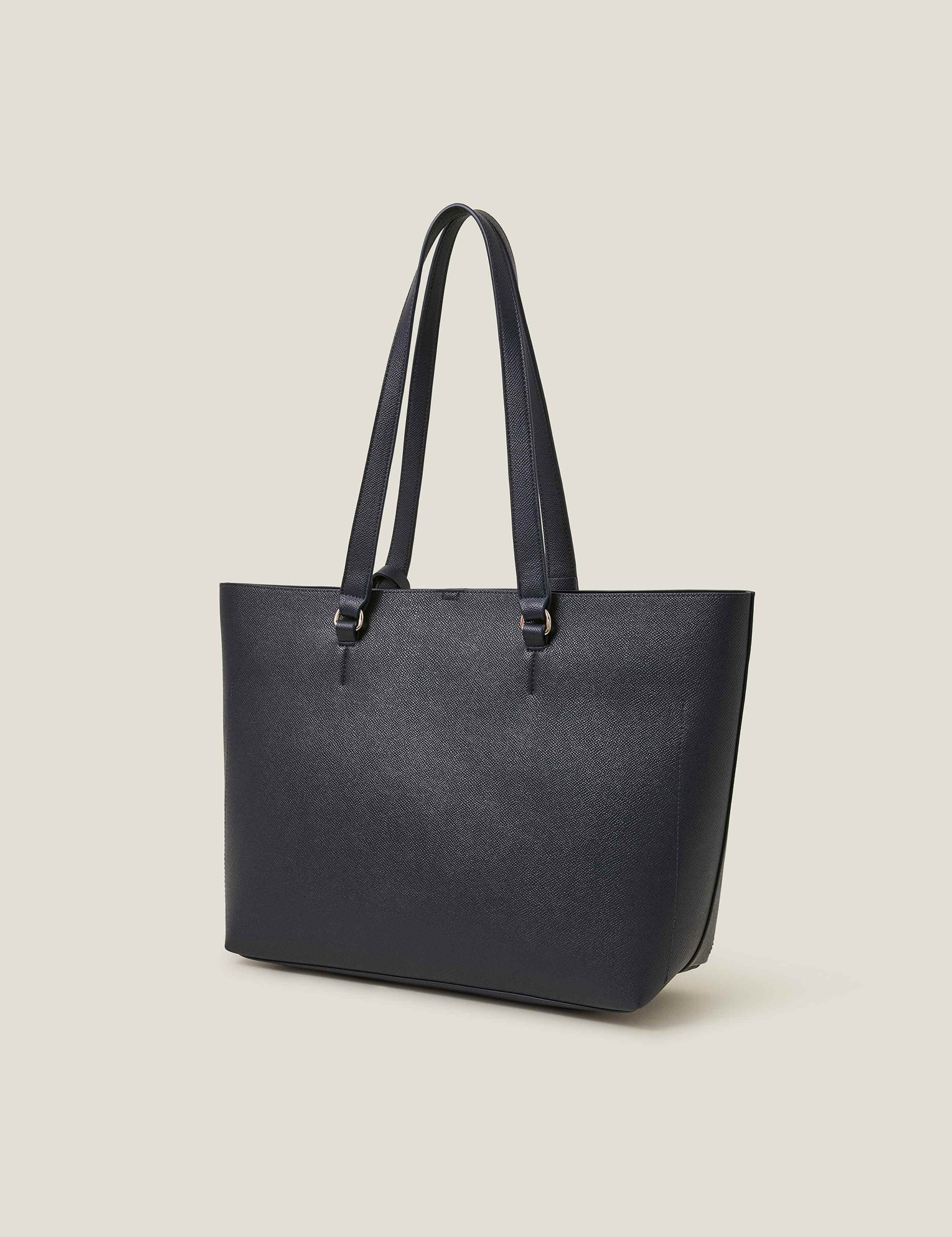 Faux Leather Tote Bag 2 of 4