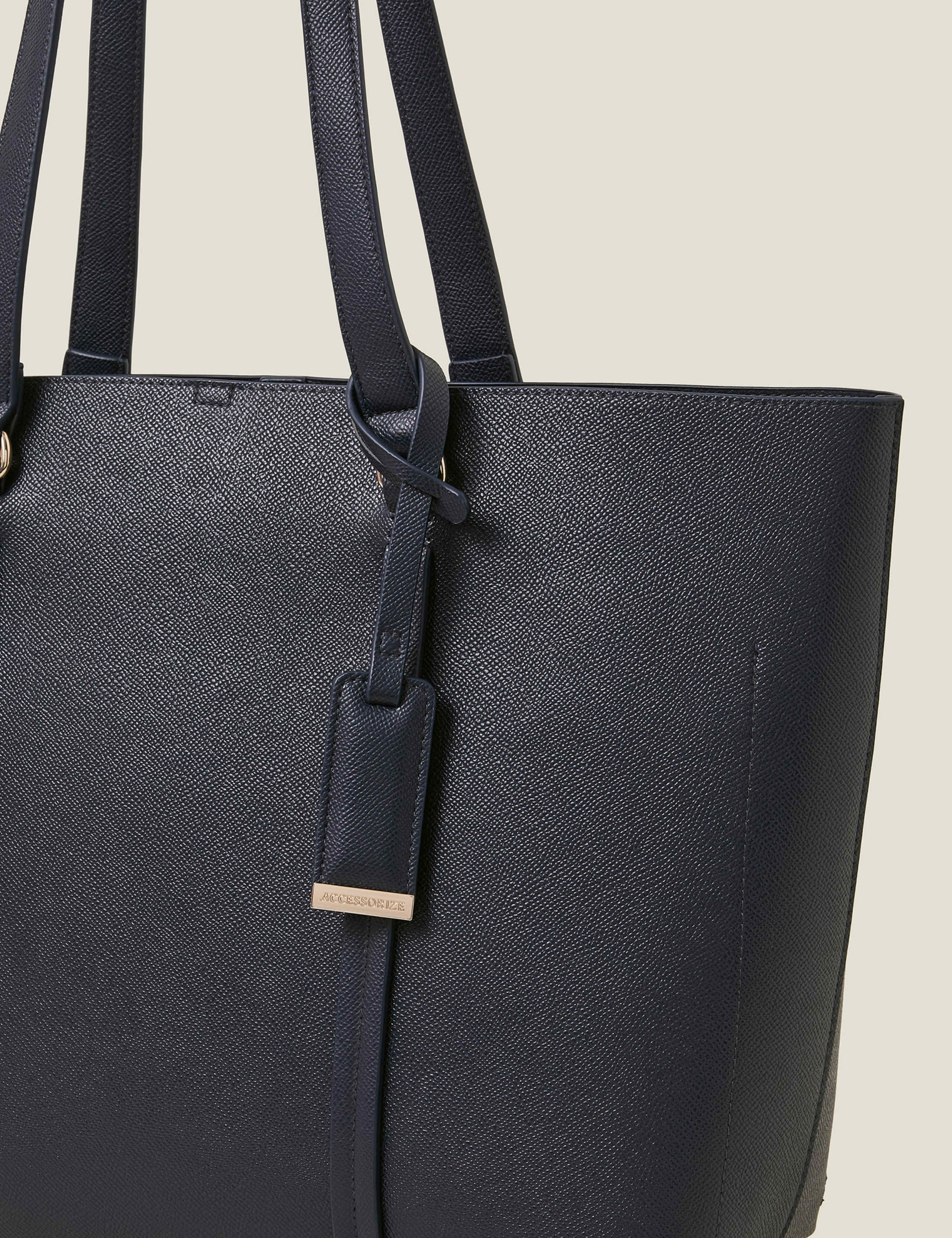 Faux Leather Tote Bag 4 of 4