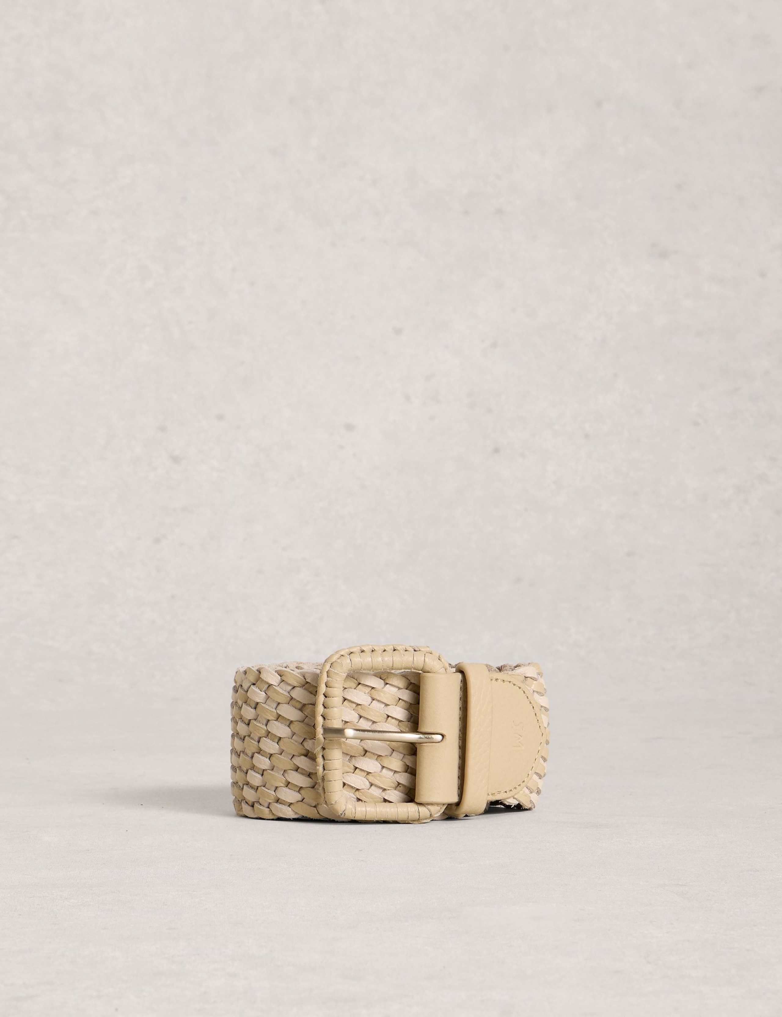 Leather Wide Buckle Belt 1 of 3