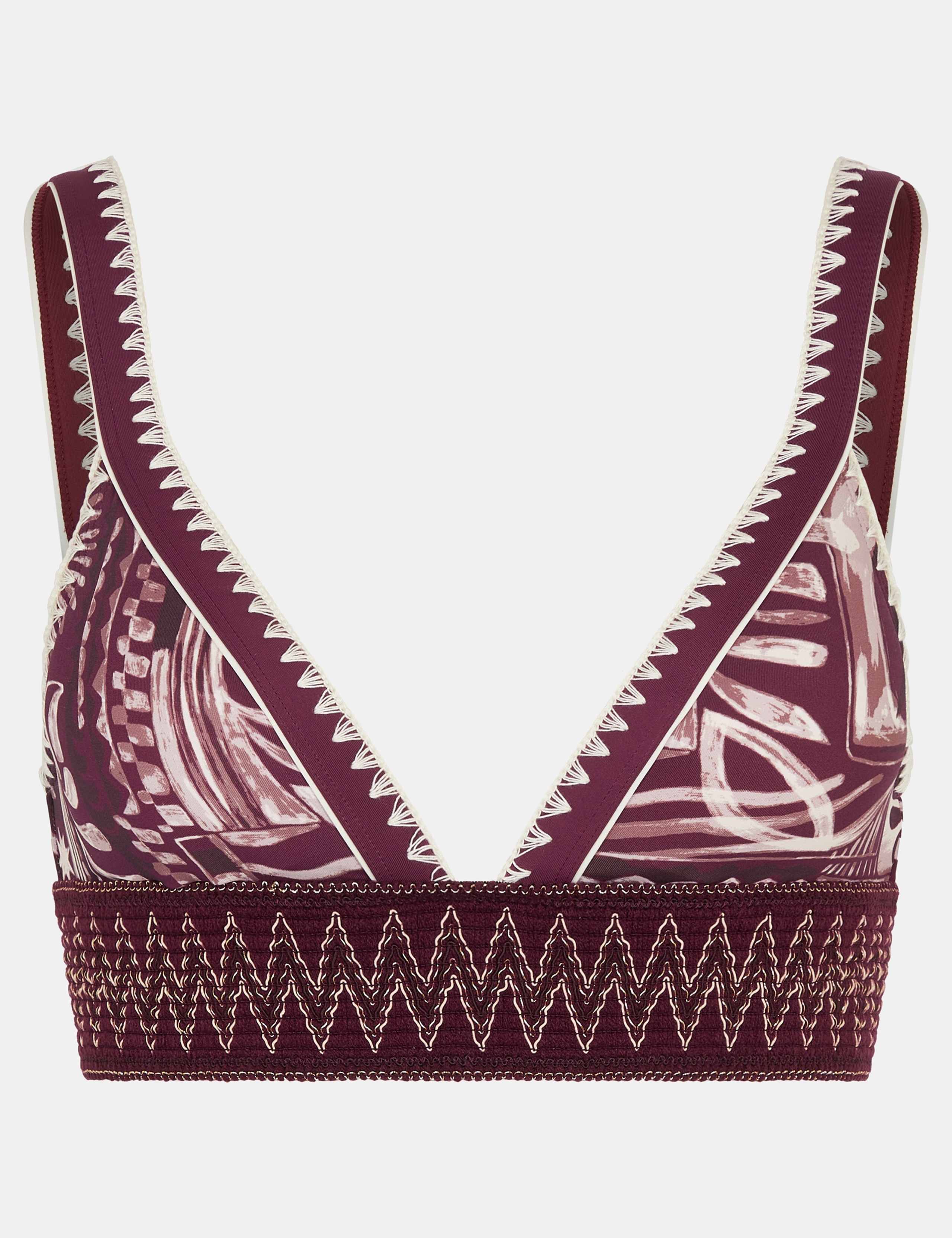 Abstract Print Bikini Top 2 of 5