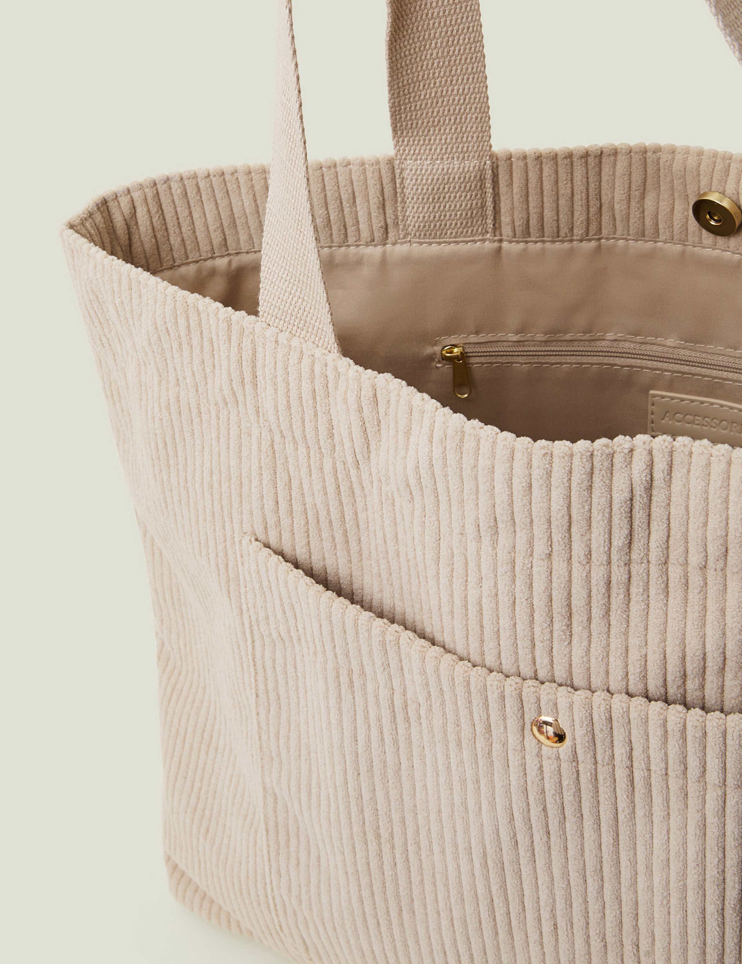 Corduroy Multi Pocket Shopper 3 of 4