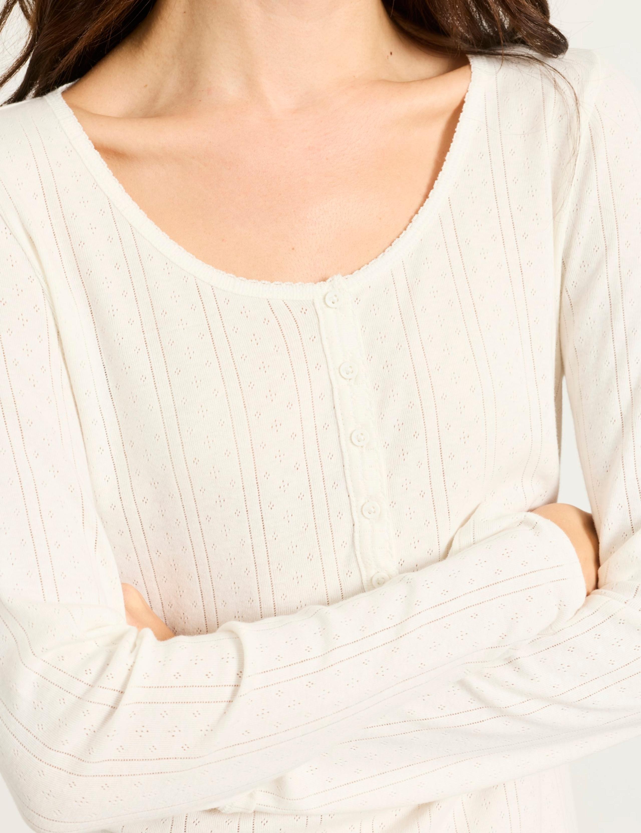 Pure Cotton Pyjama Top 5 of 6