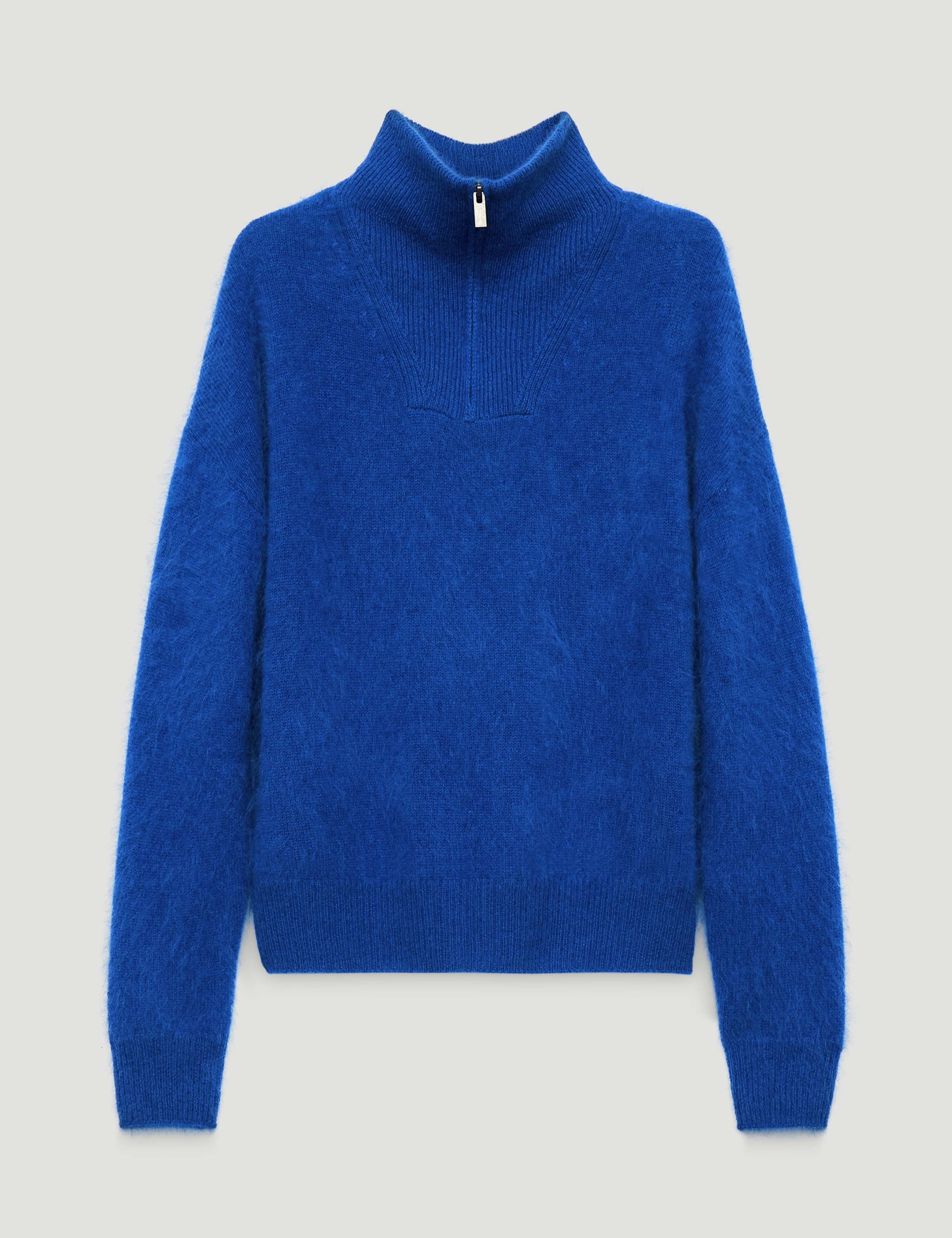 Pure Wool Brushed Collared Jumper 2 of 6