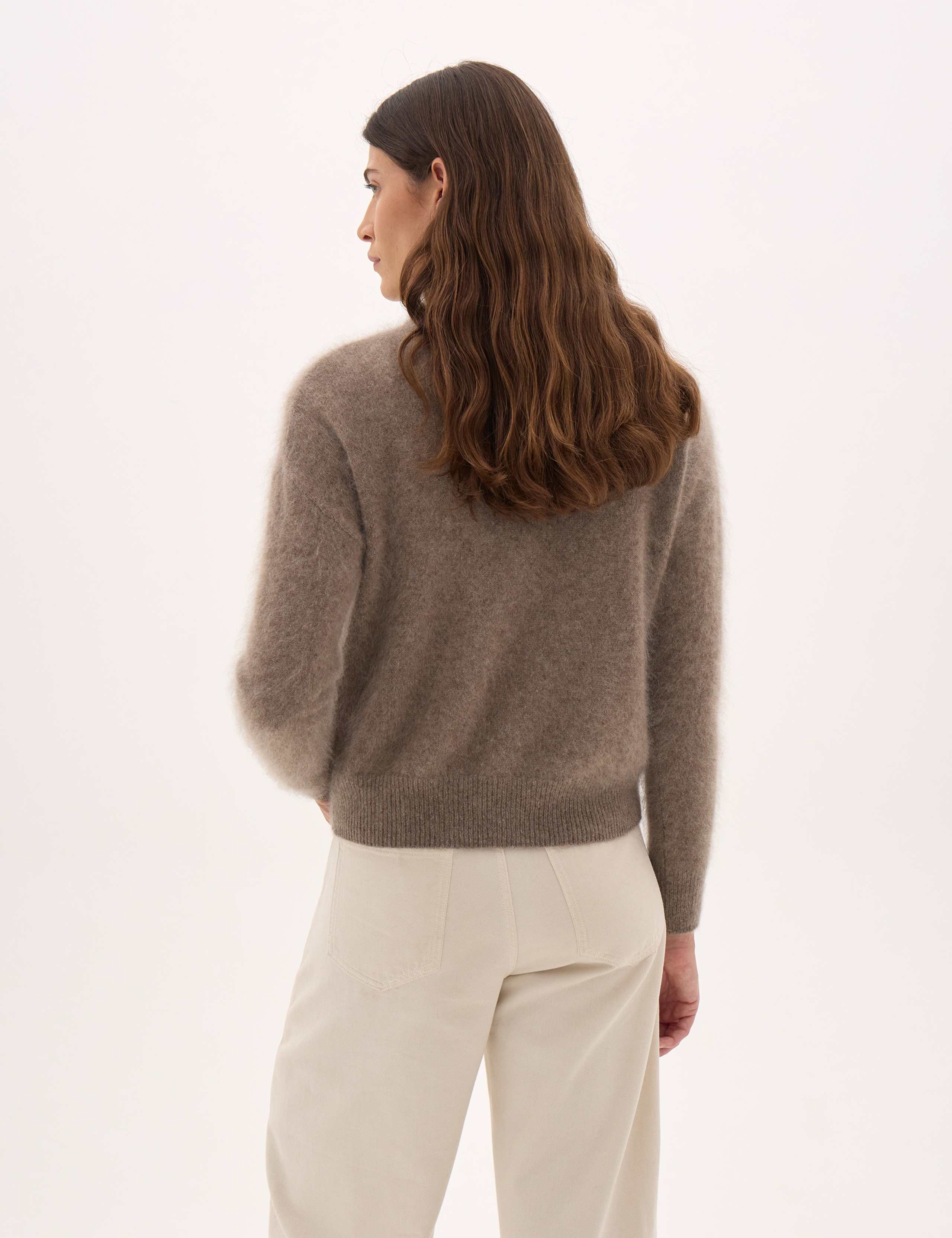 Pure Wool Brushed Collared Jumper 6 of 6