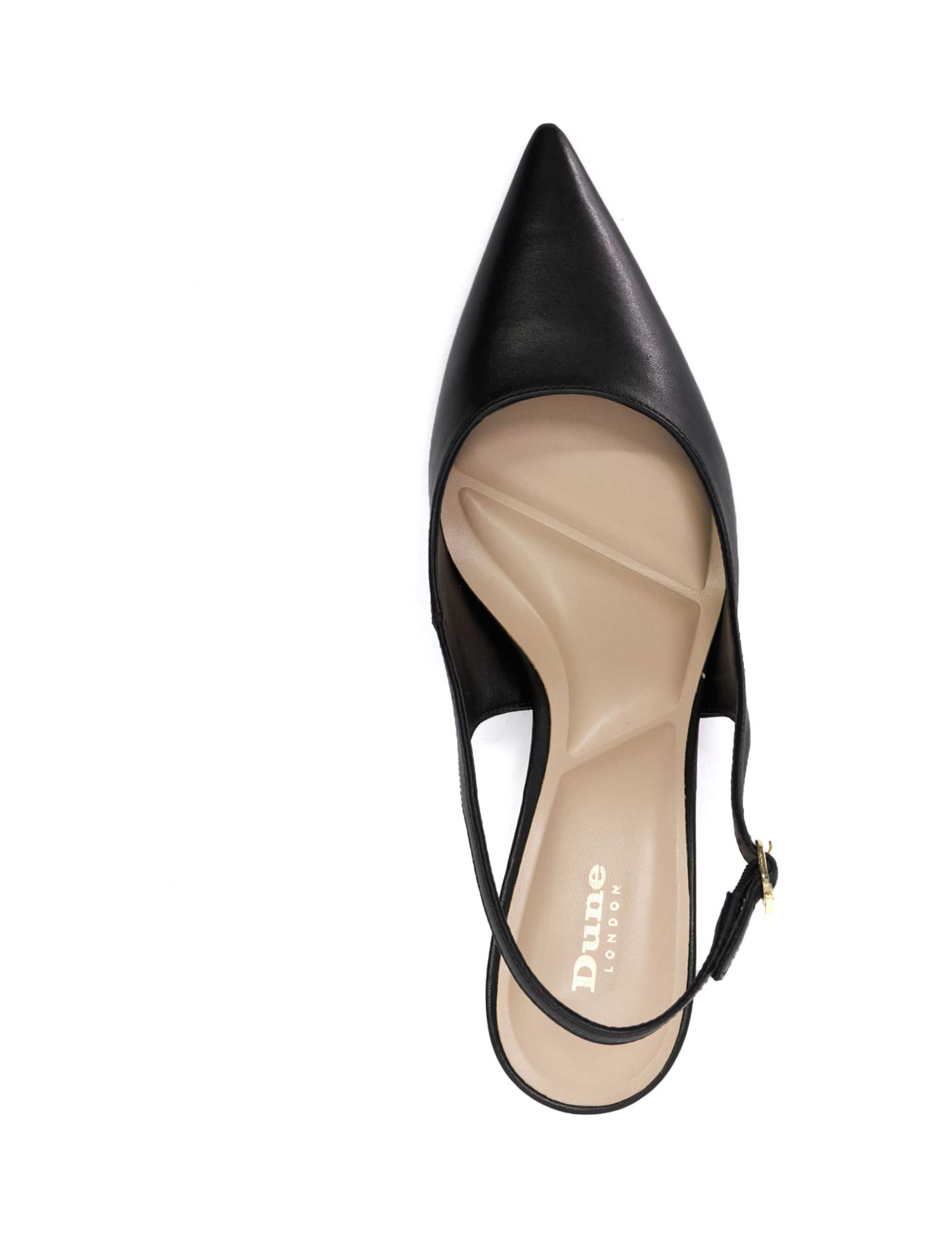 Celinna Leather Slingback Buckle Court Shoes 3 of 4