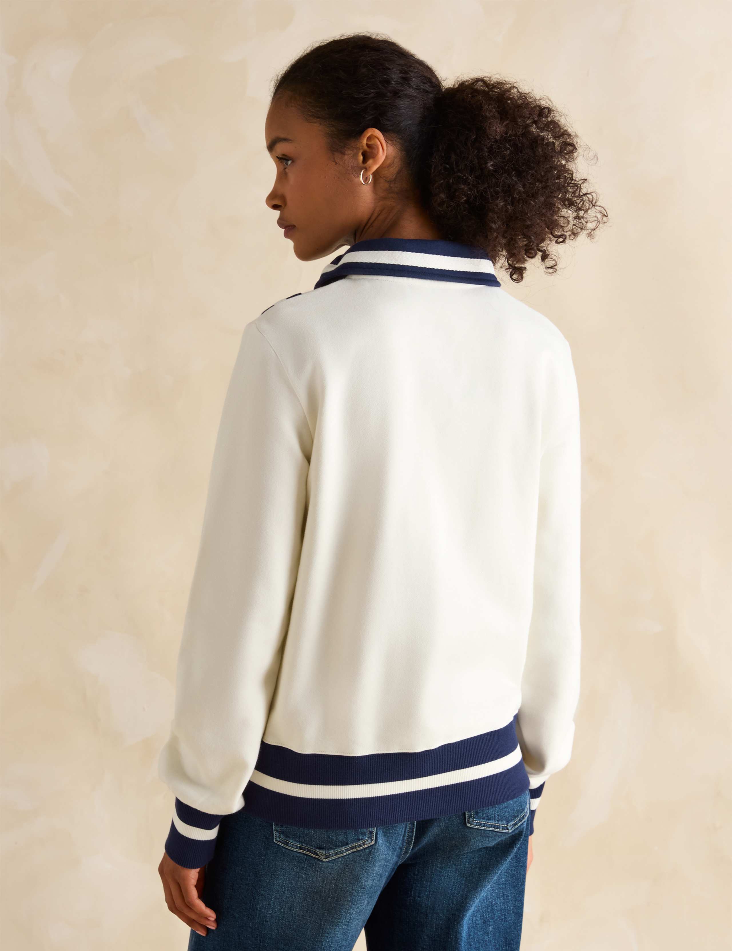Pure Cotton Half Zip Sweatshirt 3 of 6