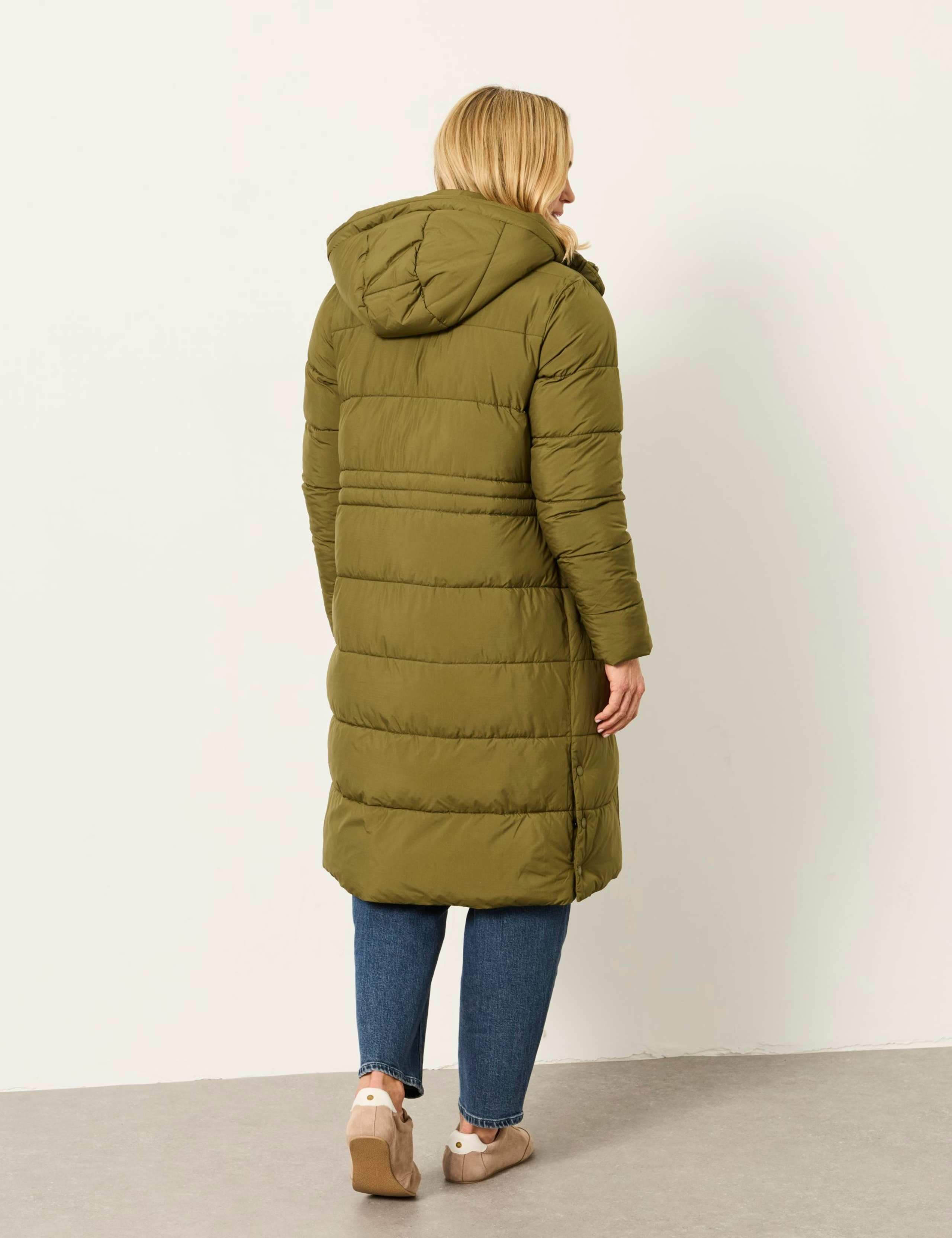Hooded Longline Puffer Coat 3 of 7
