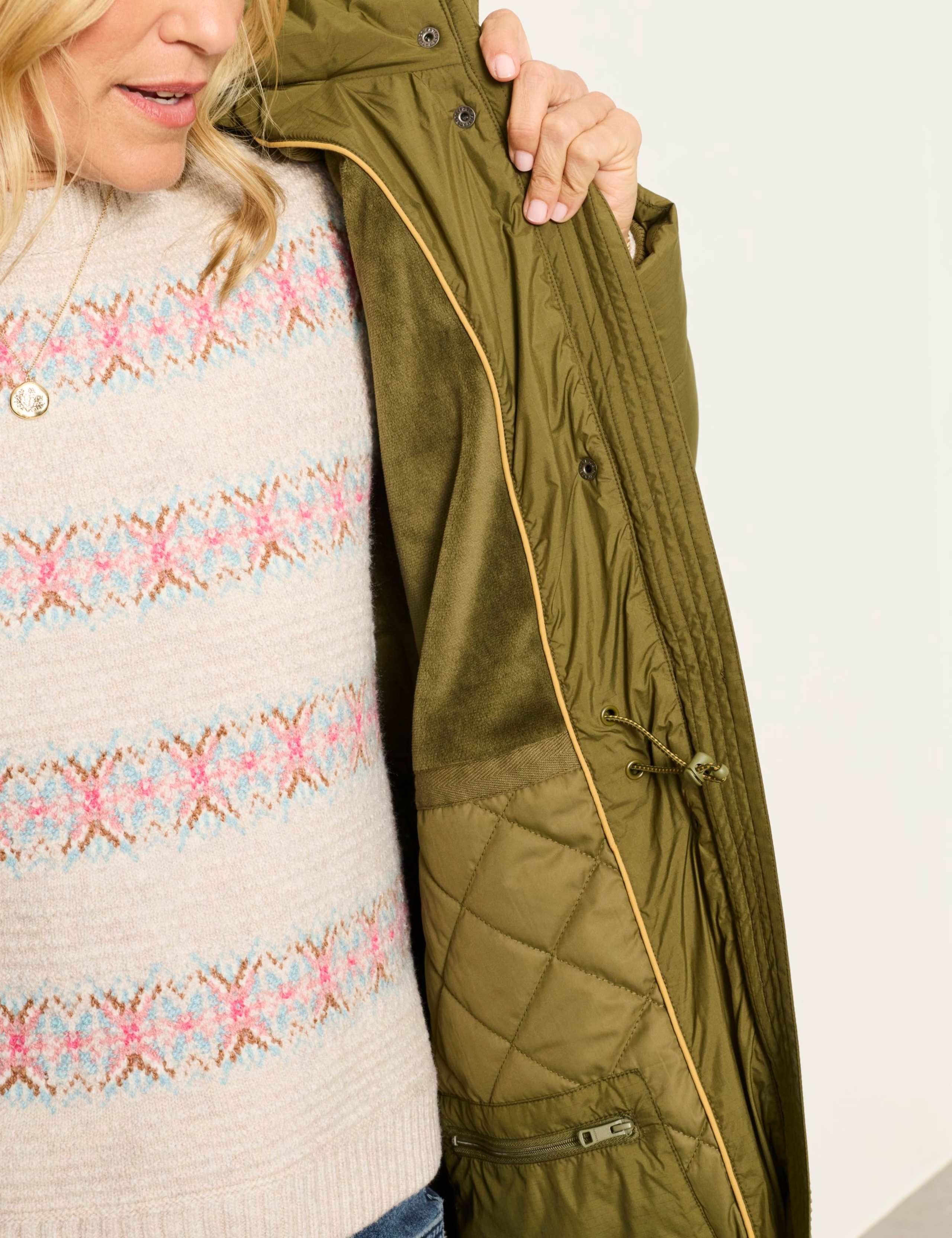 Hooded Longline Puffer Coat 6 of 7