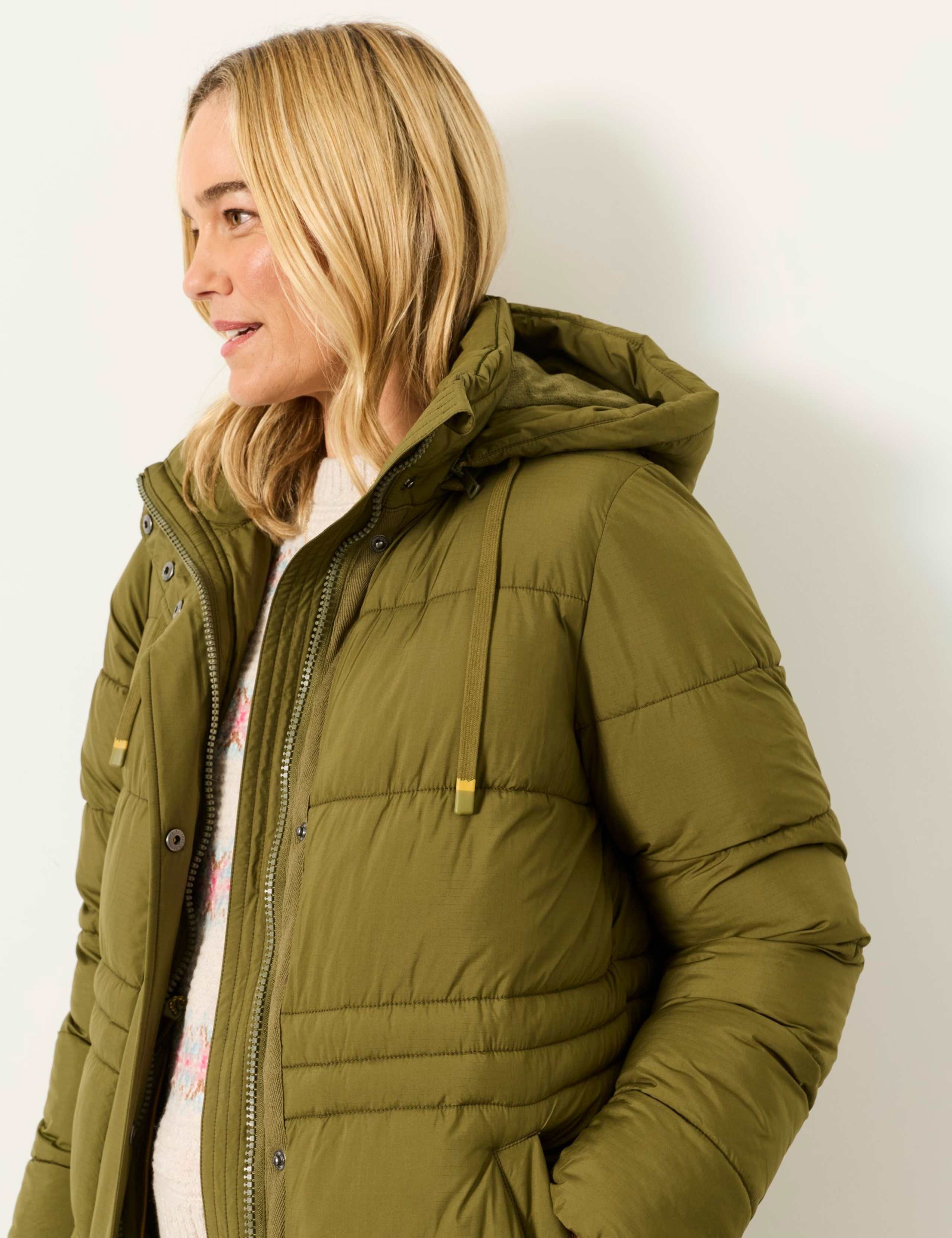 Hooded Longline Puffer Coat 7 of 7