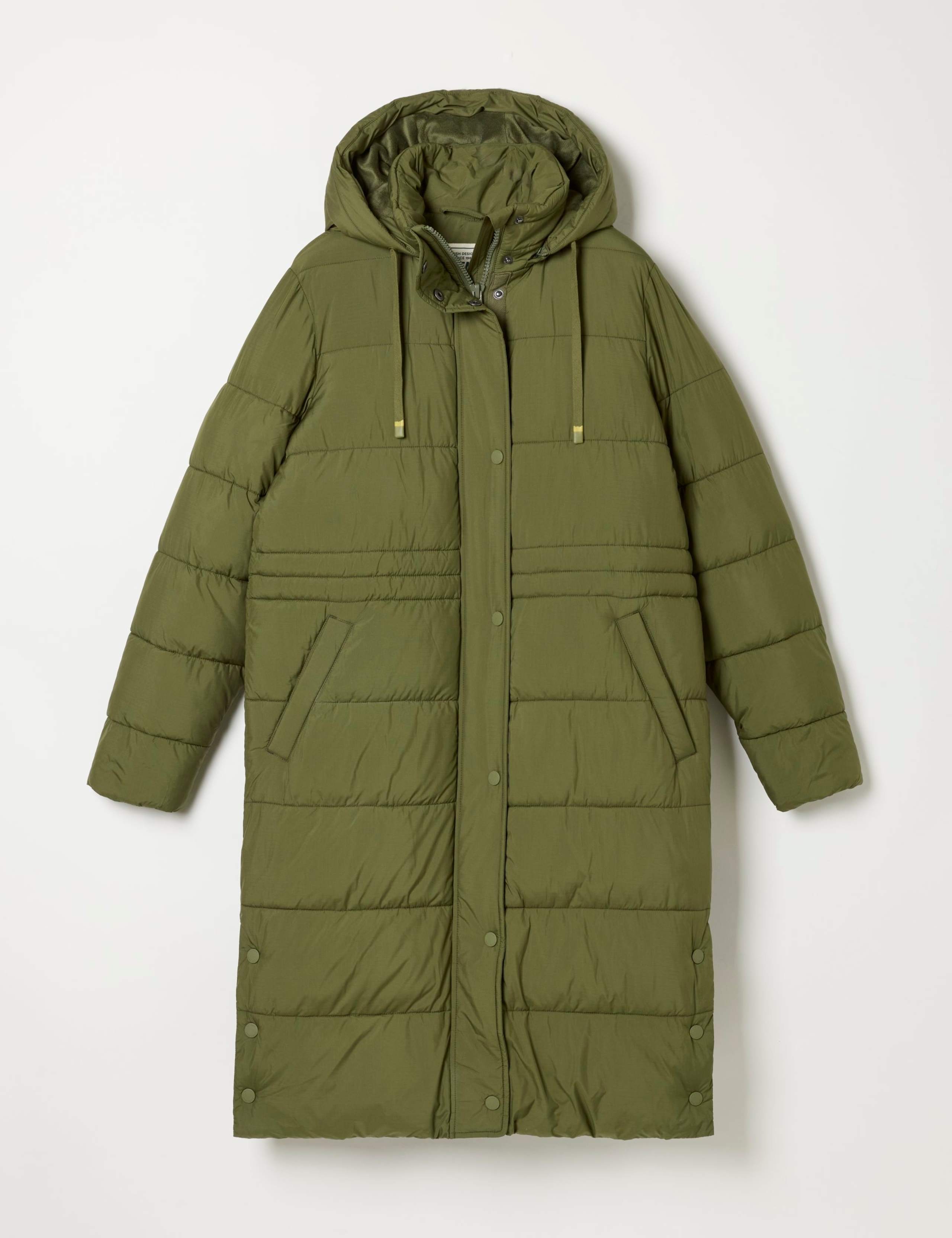Hooded Longline Puffer Coat 2 of 7