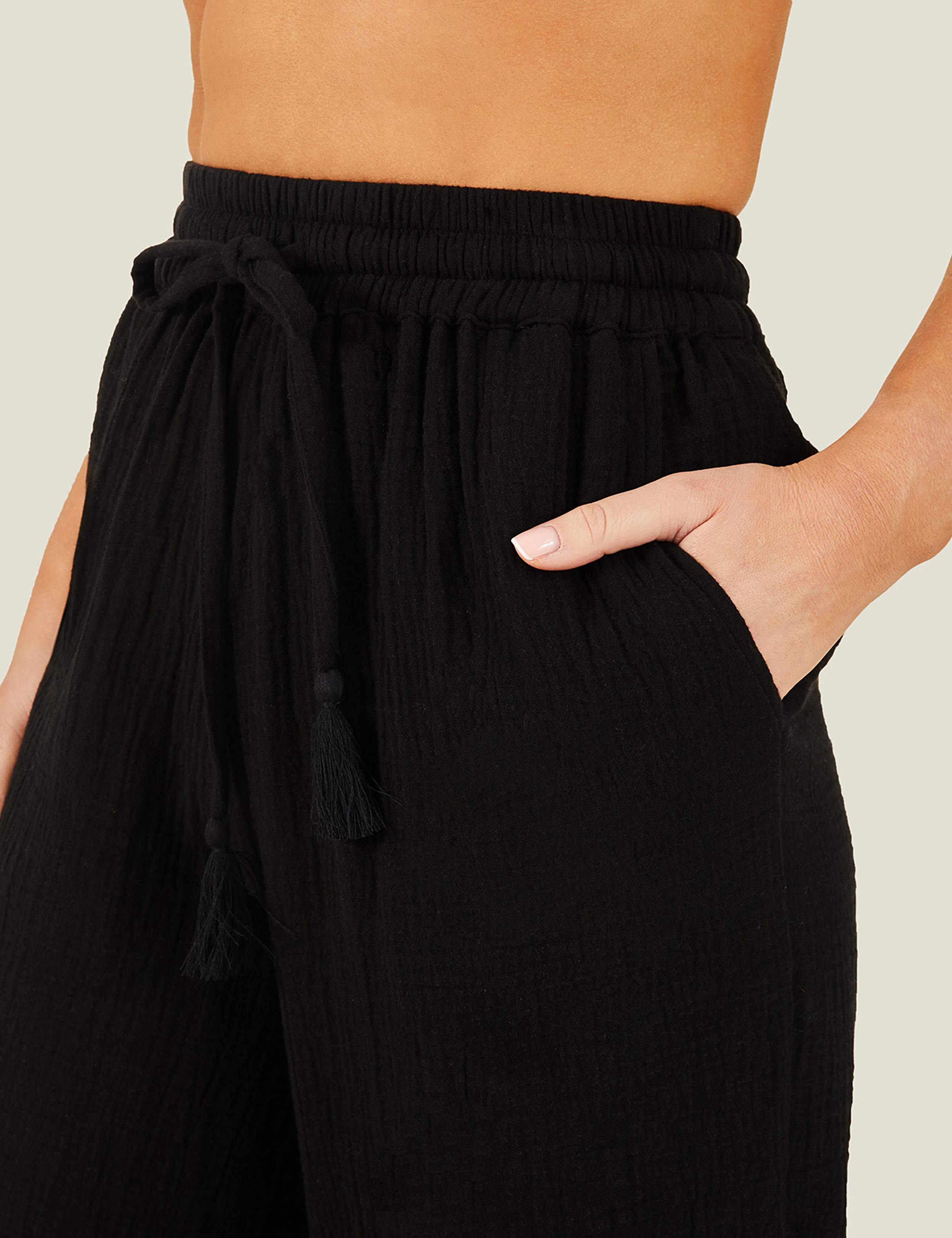 Pure Cotton Beach Trousers 4 of 4